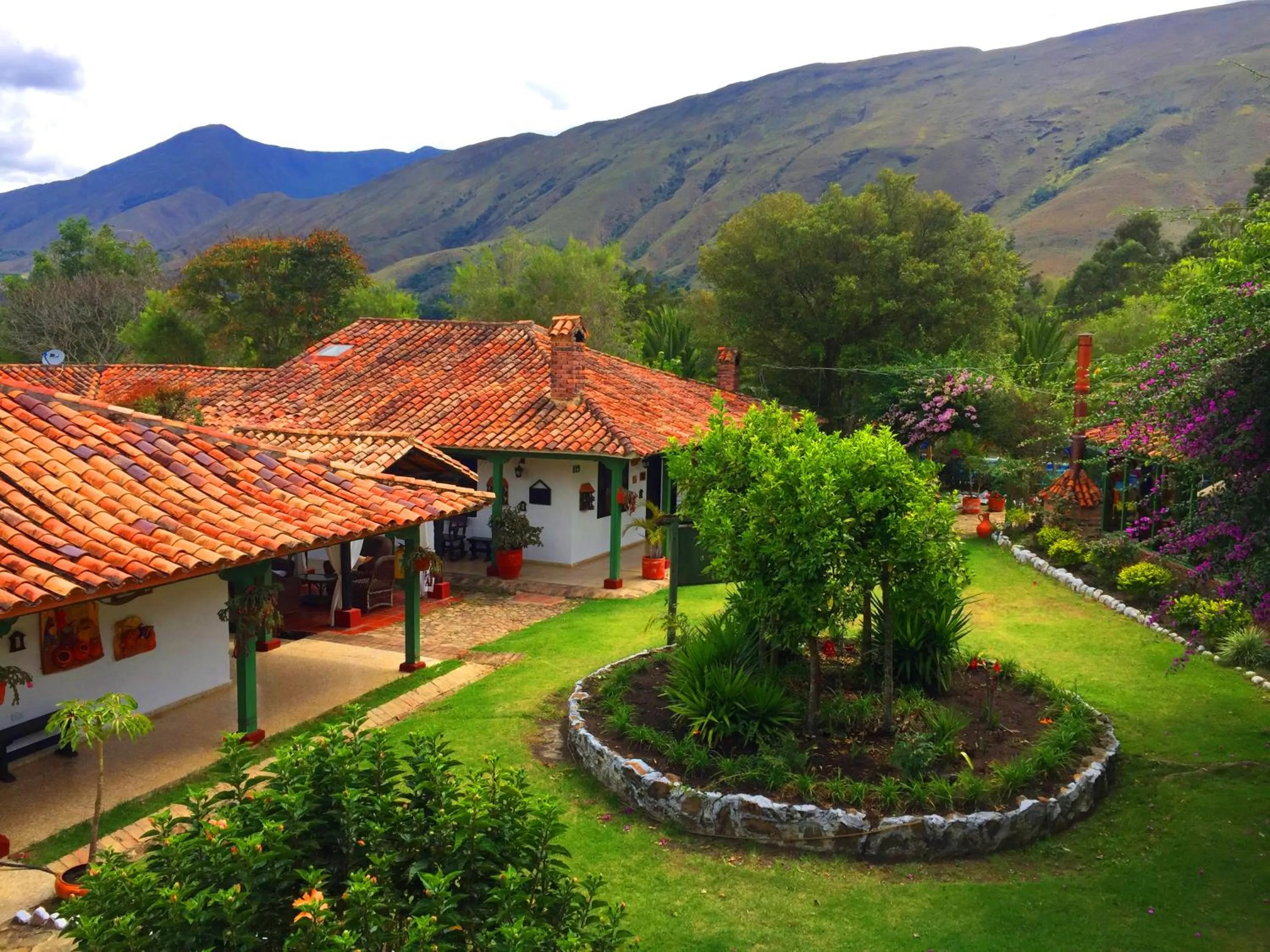 Garden view in Hotel Boutique Iguaque Campestre Spa & Ecolodge
