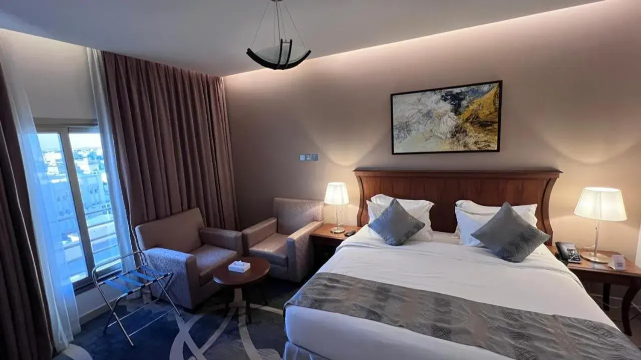 Bed in فندق الضليعة Bed in فندق الضليعة