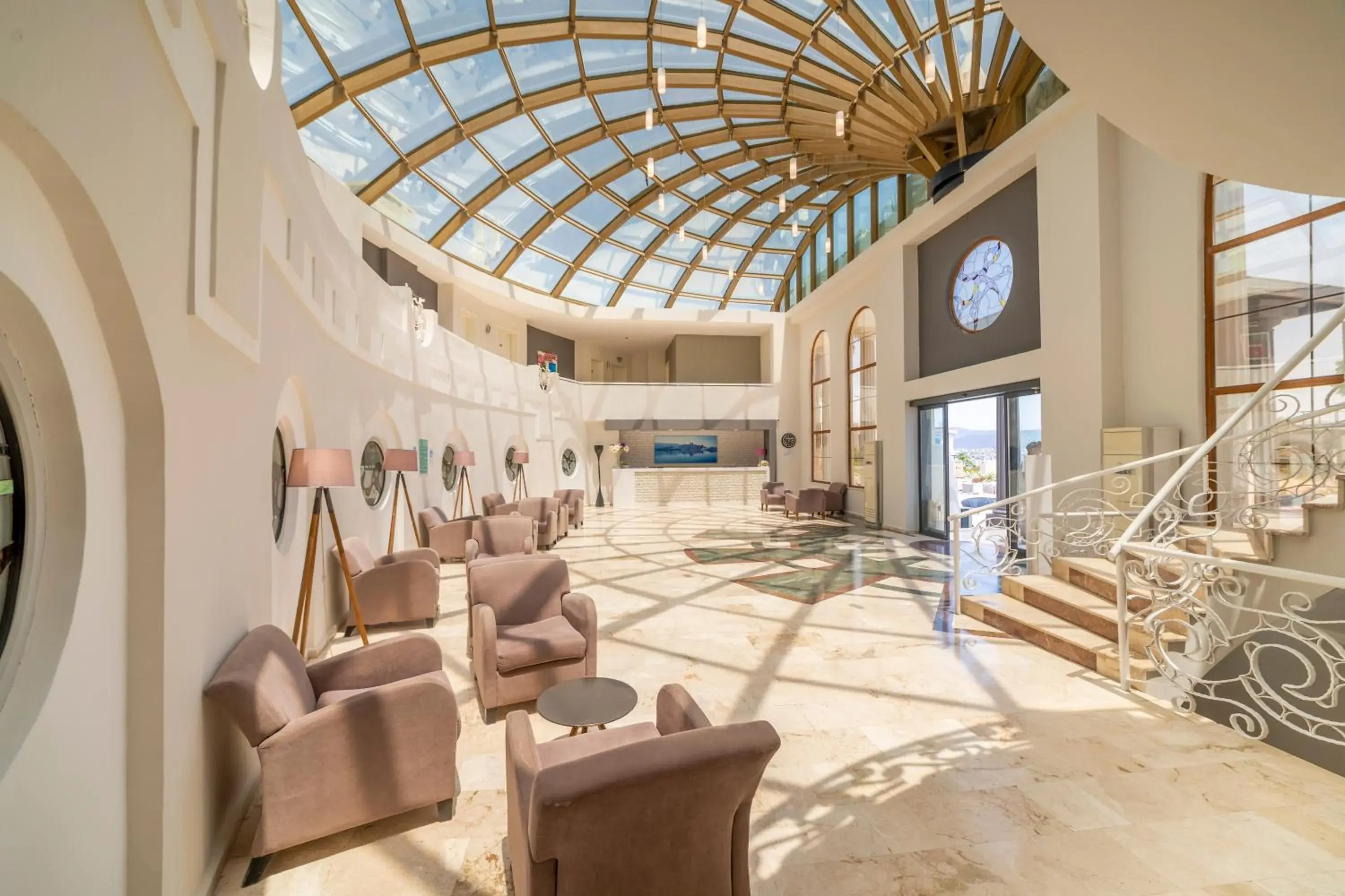 Lobby or reception in Riva Bodrum Resort- Adult Only +16 Lobby or reception in Riva Bodrum Resort- Adult Only +16