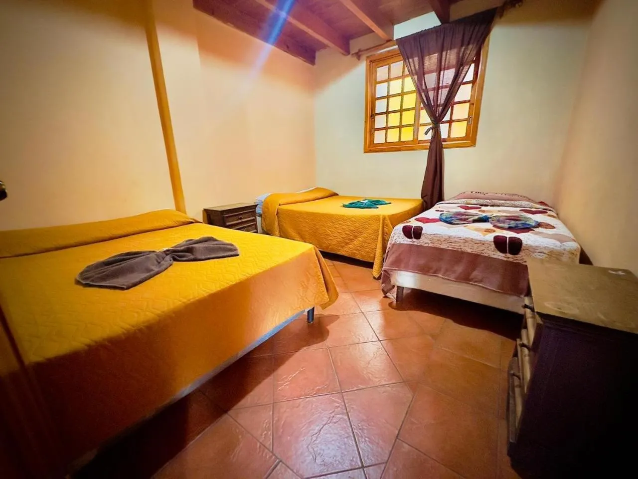 Bed in Hostal Dulces Sueños