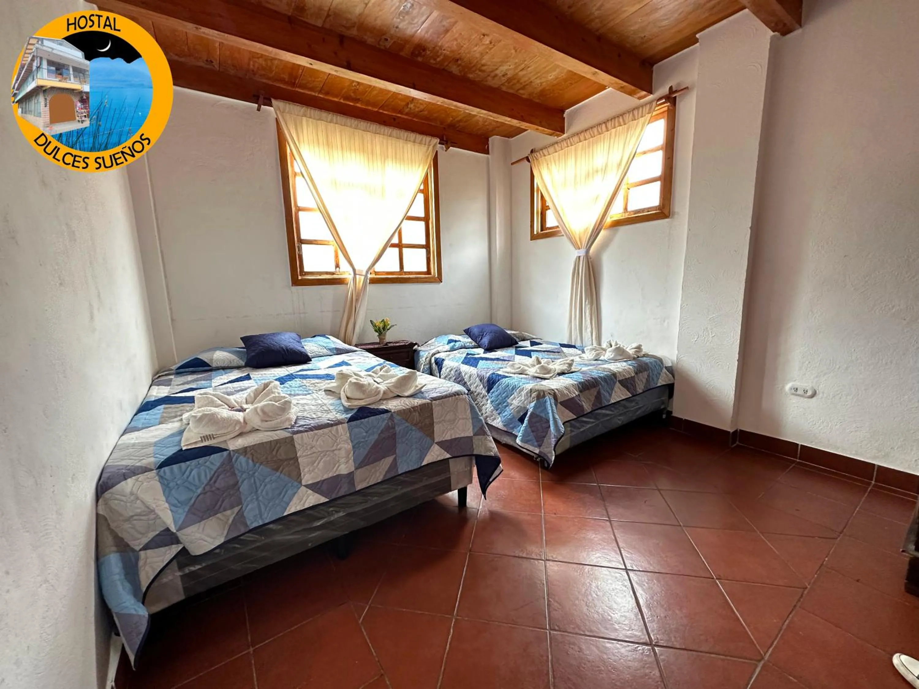 Bed in Hostal Dulces Sueños