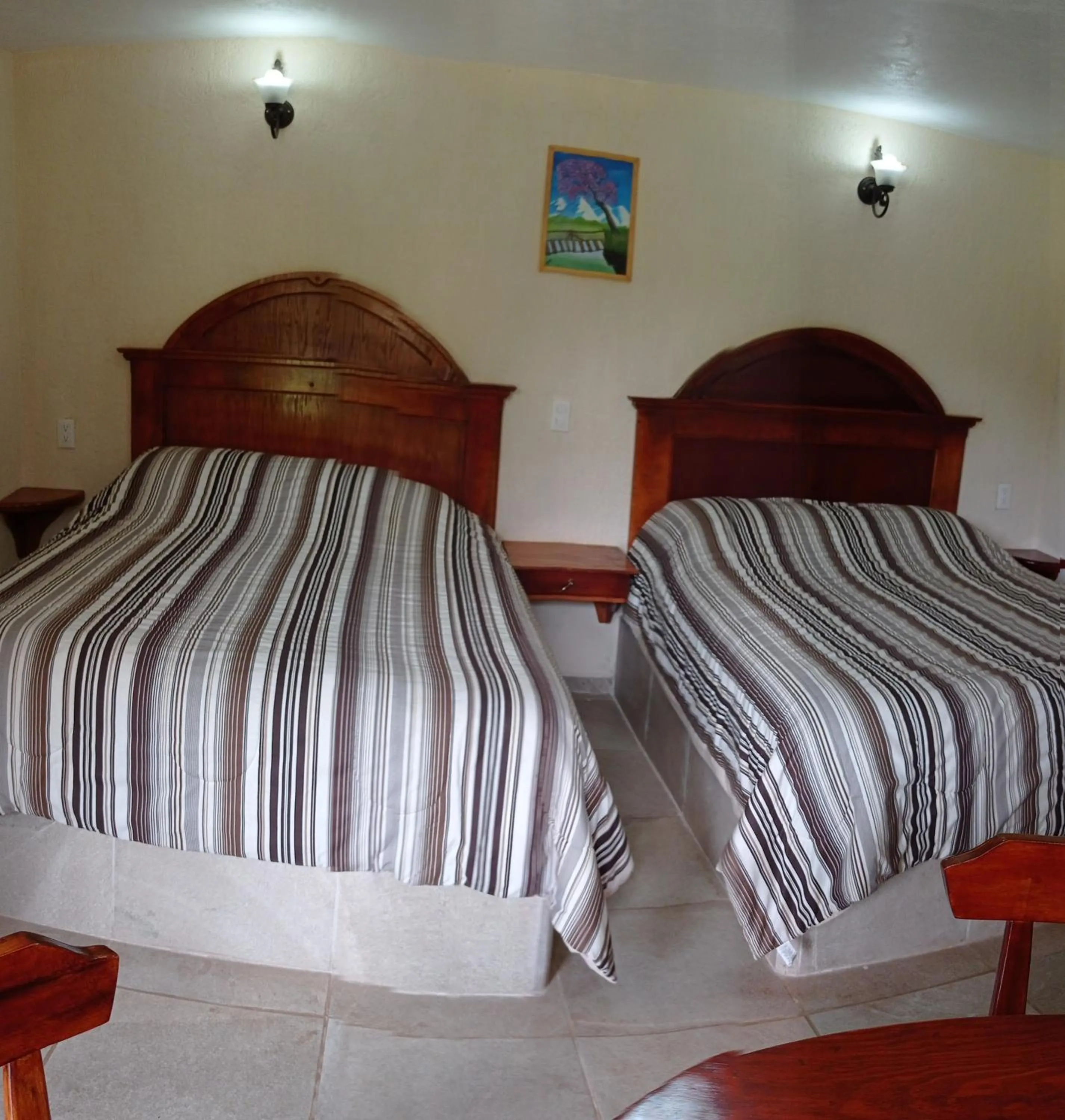 Bed in Finca Marix, Villa del Carbón