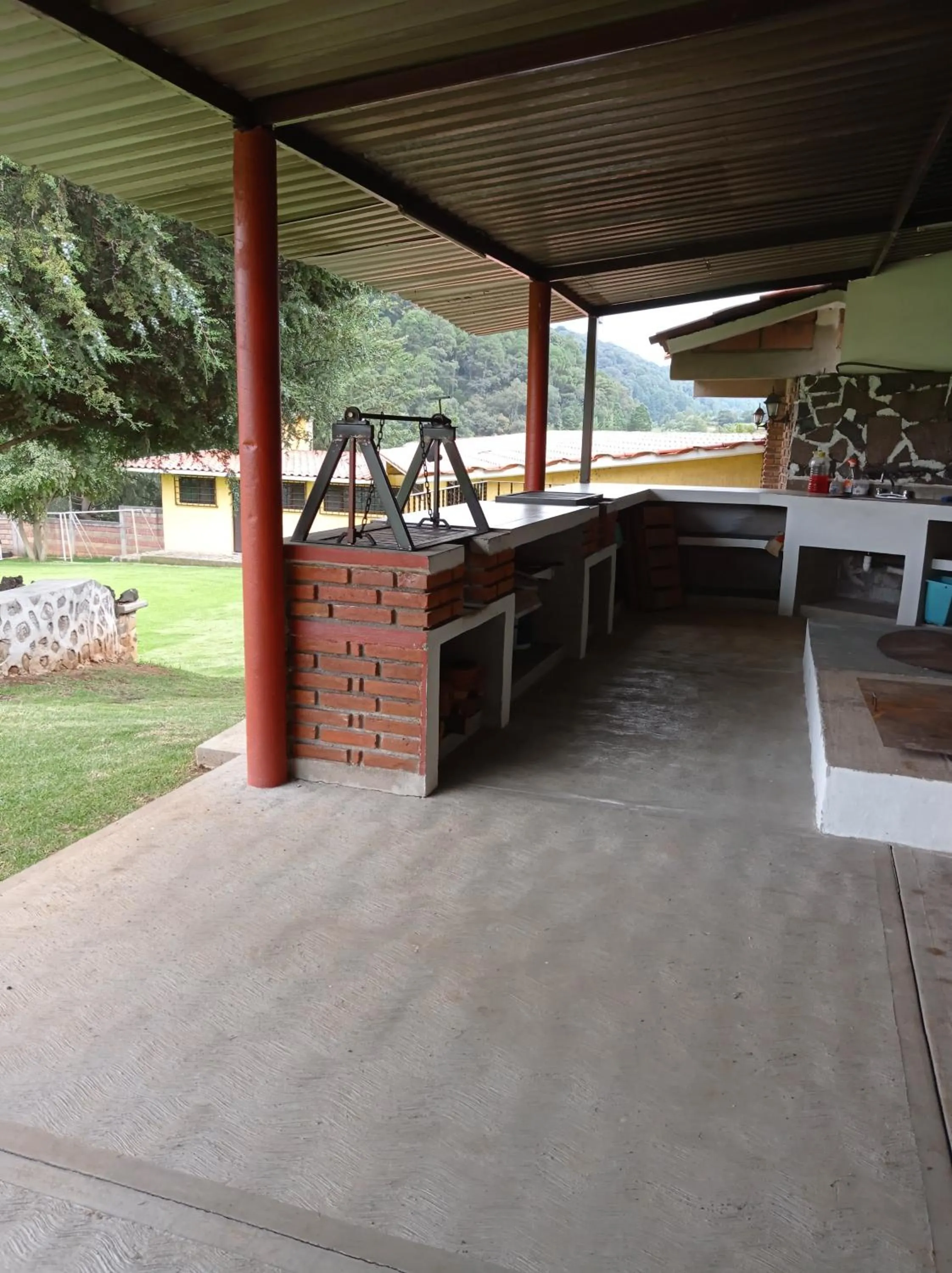 BBQ facilities in Finca Marix, Villa del Carbón