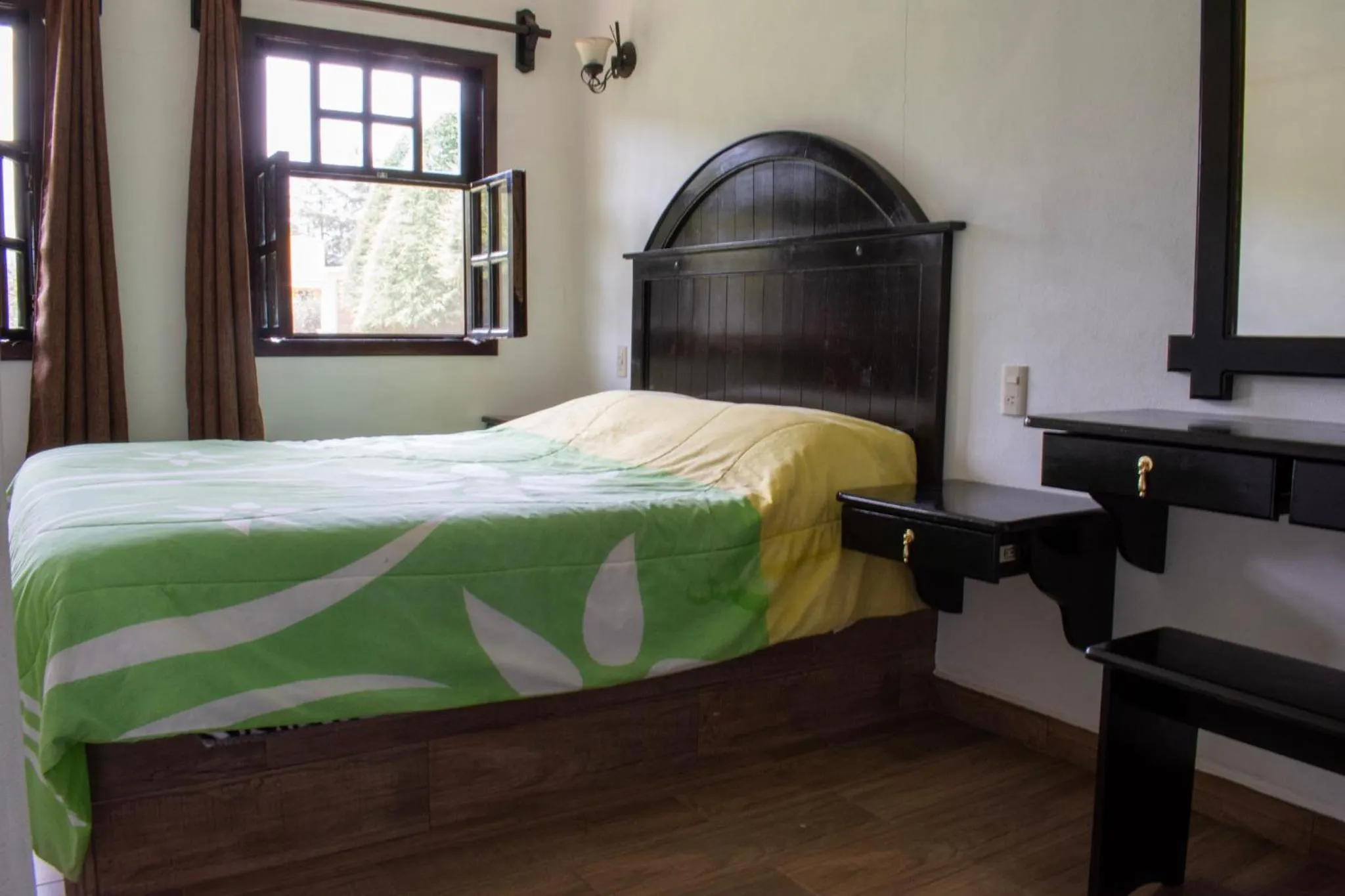 Bed in Finca Marix, Villa del Carbón
