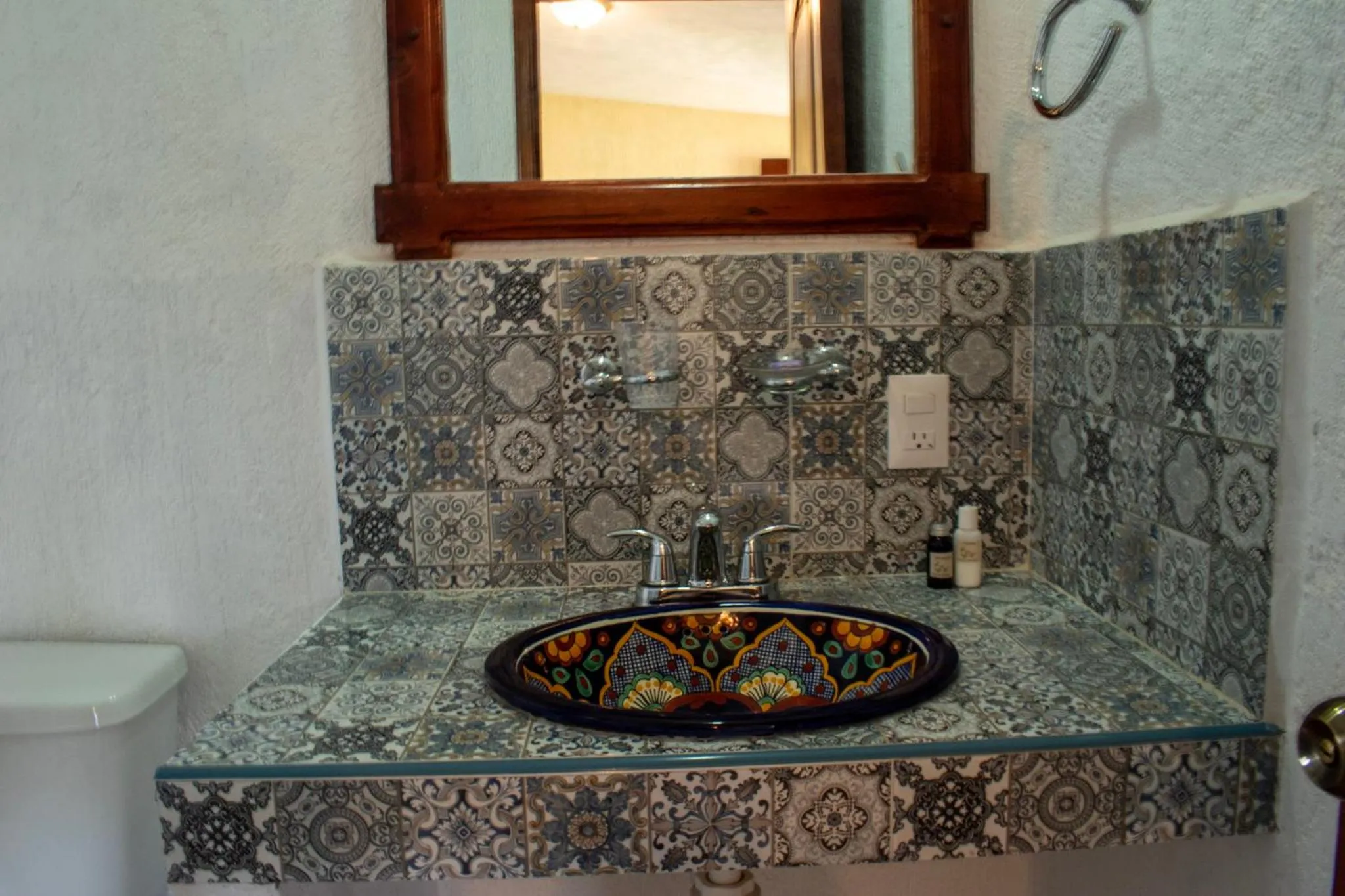 Bathroom in Finca Marix, Villa del Carbón