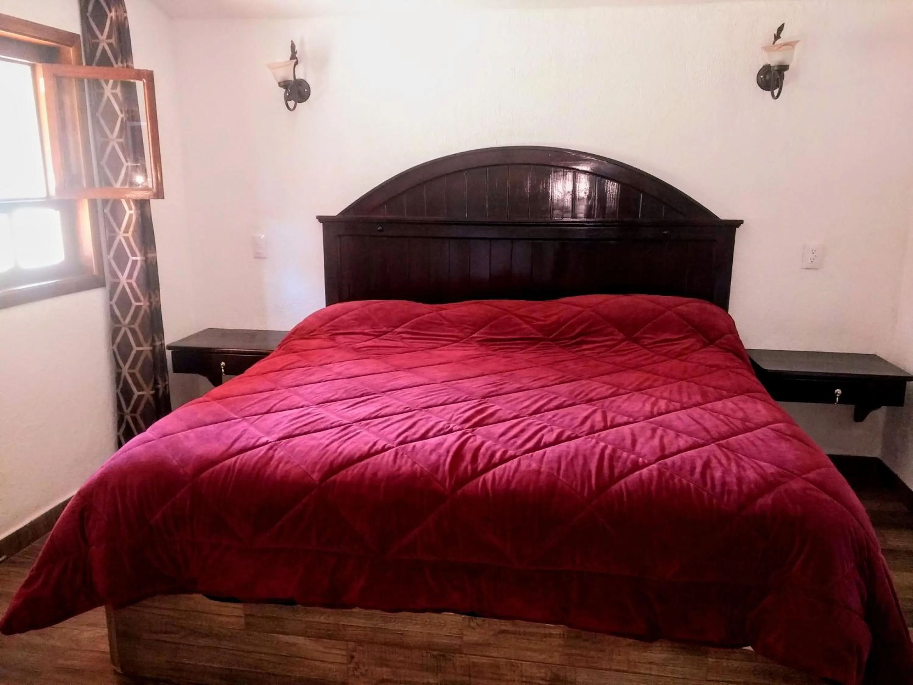 Bed in Finca Marix, Villa del Carbón