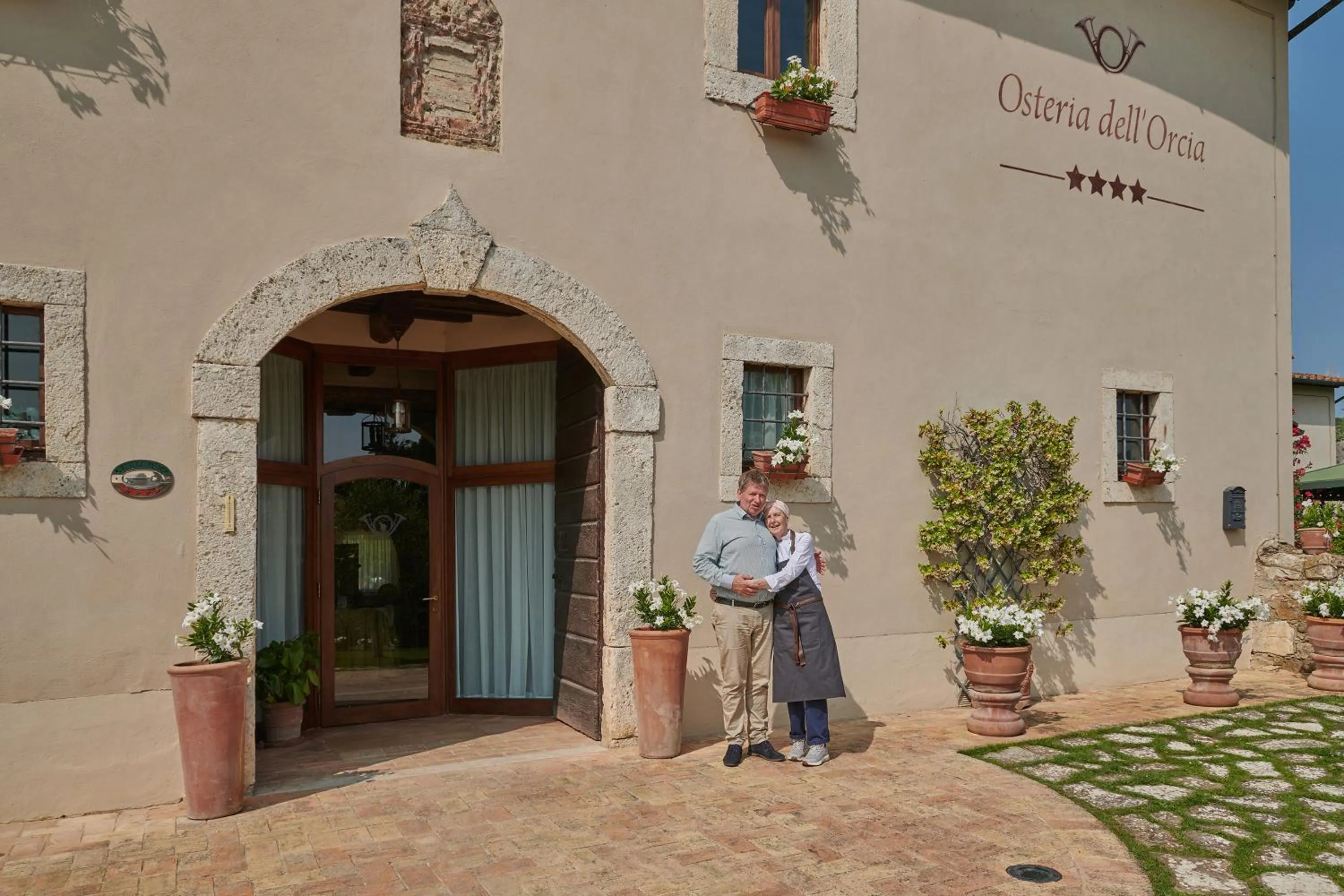 Family in Relais Osteria Dell'Orcia