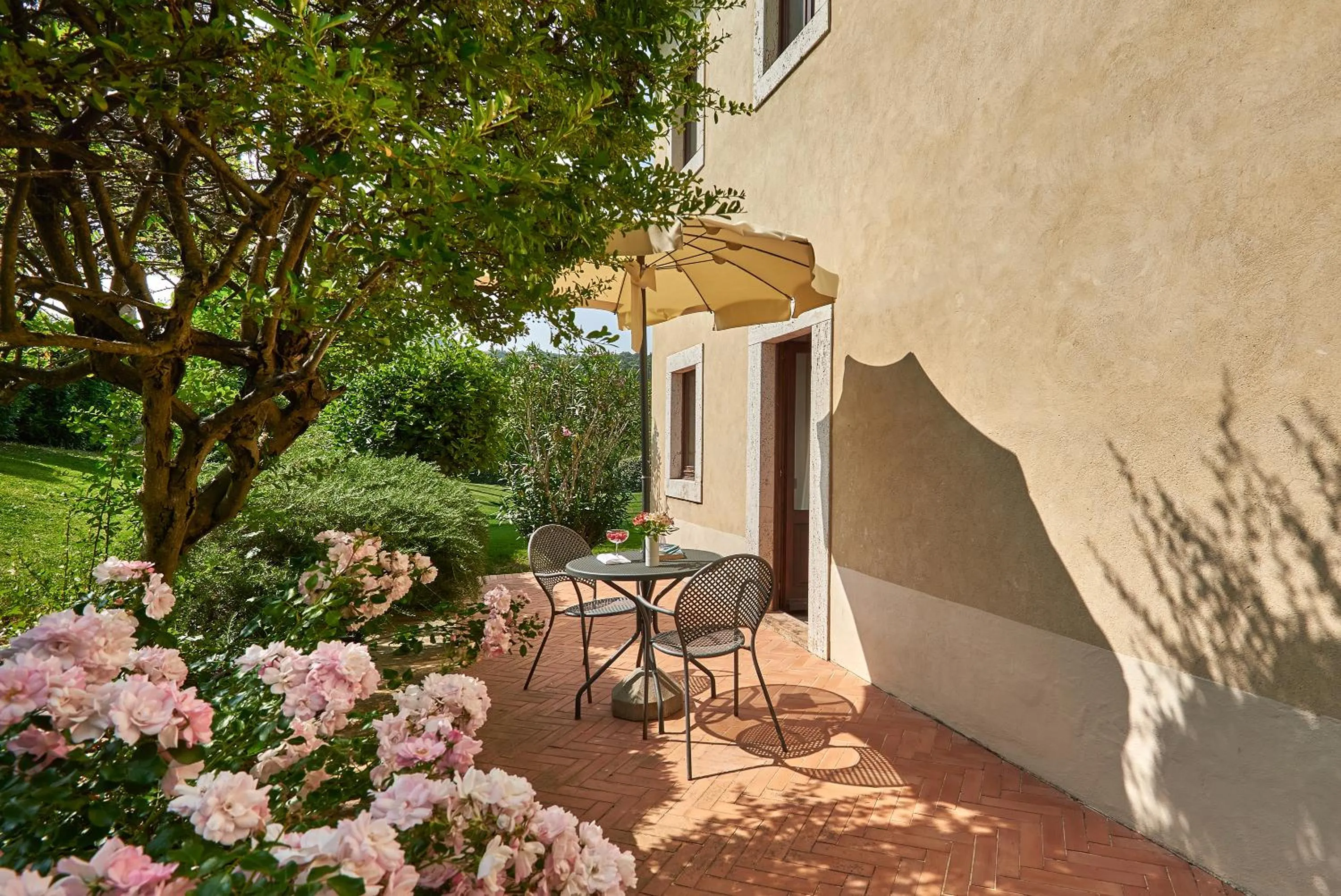 Patio in Relais Osteria Dell'Orcia