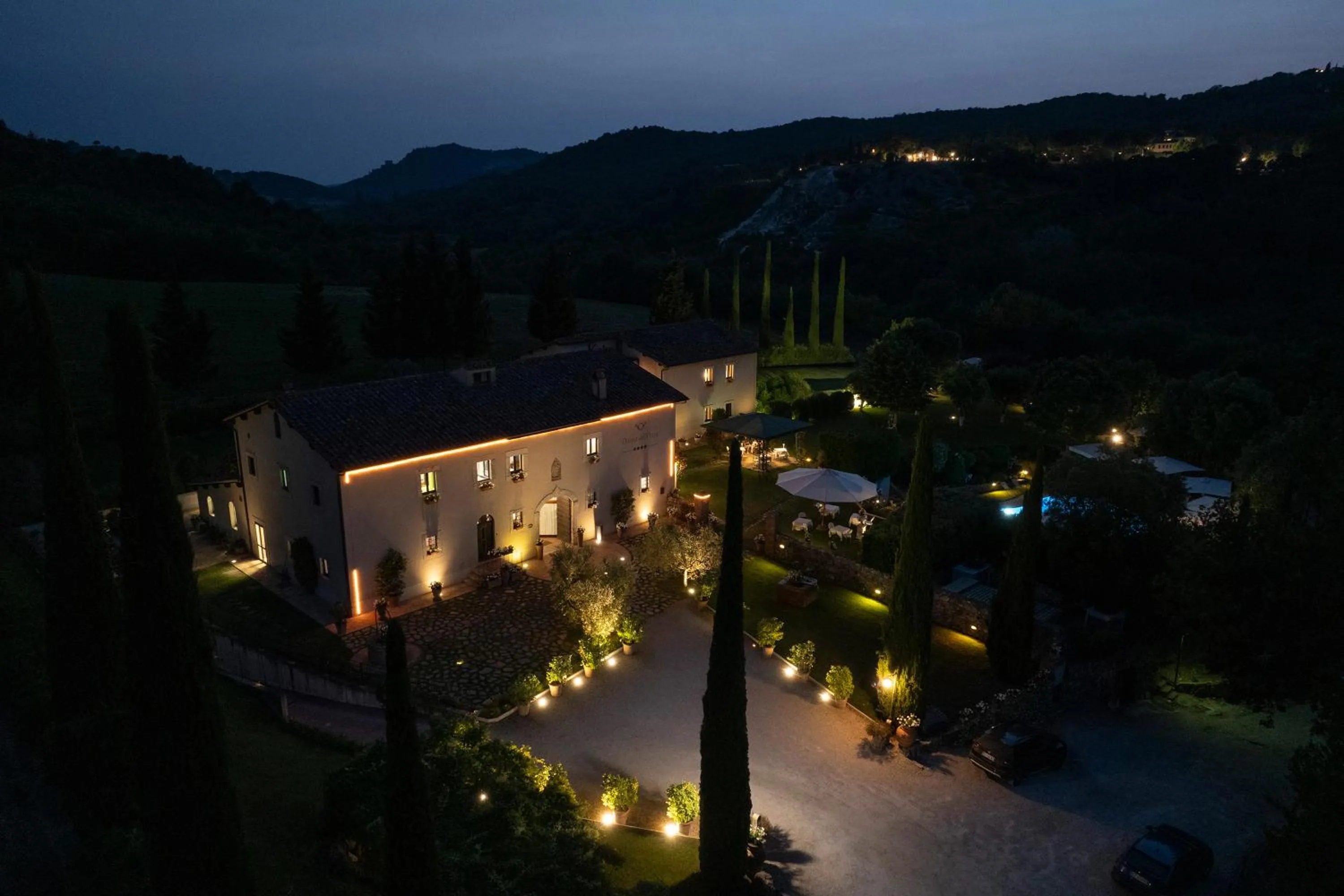 Bird's eye view in Relais Osteria Dell'Orcia