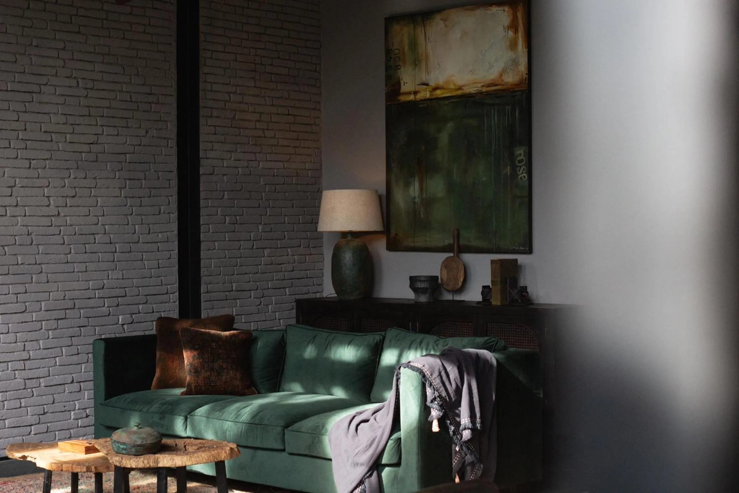 Seating area in The Bohemian Bali, a Member of Design Hotels