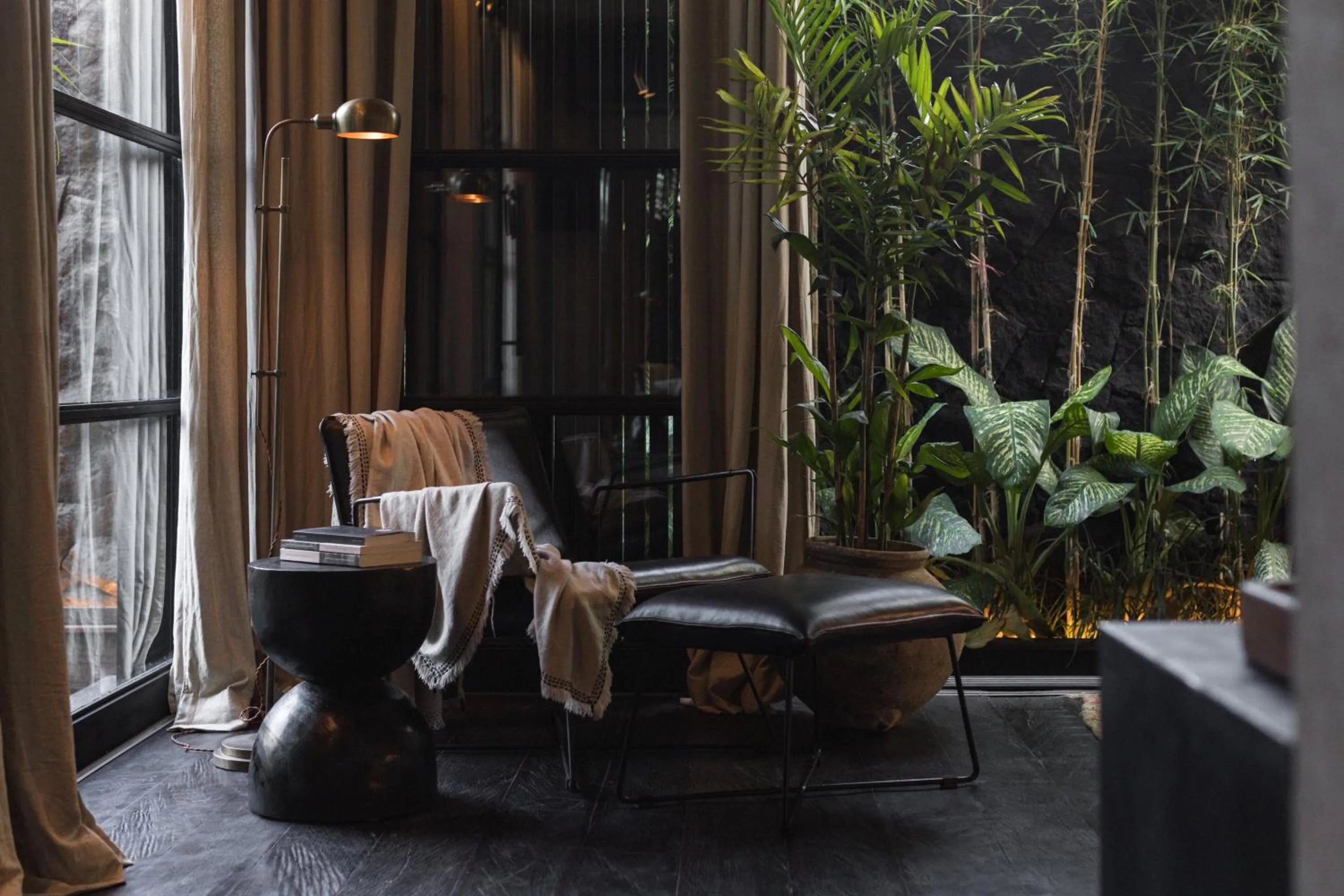 Seating area in The Bohemian Bali, a Member of Design Hotels