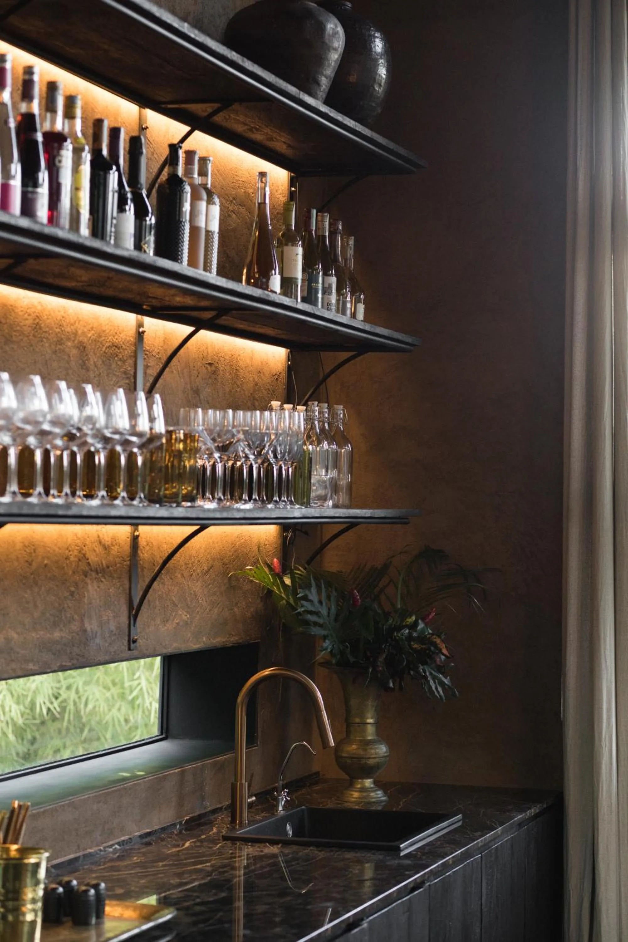 Lounge or bar in The Bohemian Bali, a Member of Design Hotels