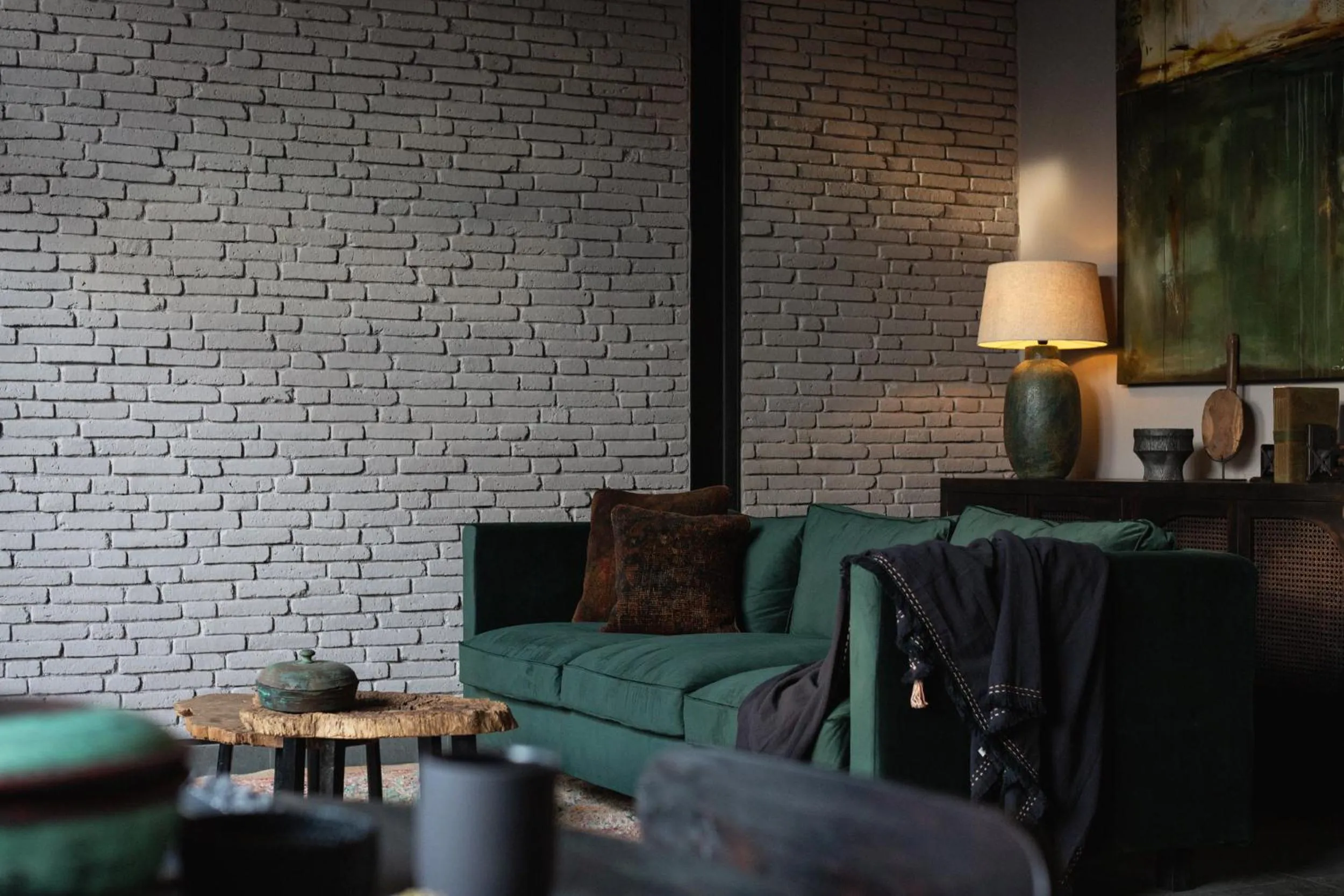 Seating area in The Bohemian Bali, a Member of Design Hotels