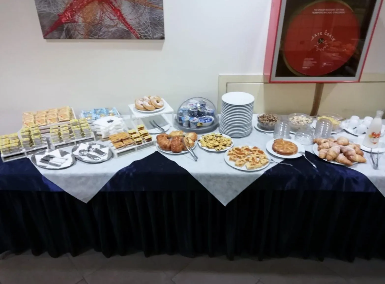 Continental breakfast in Hotel Ristorante Trendy