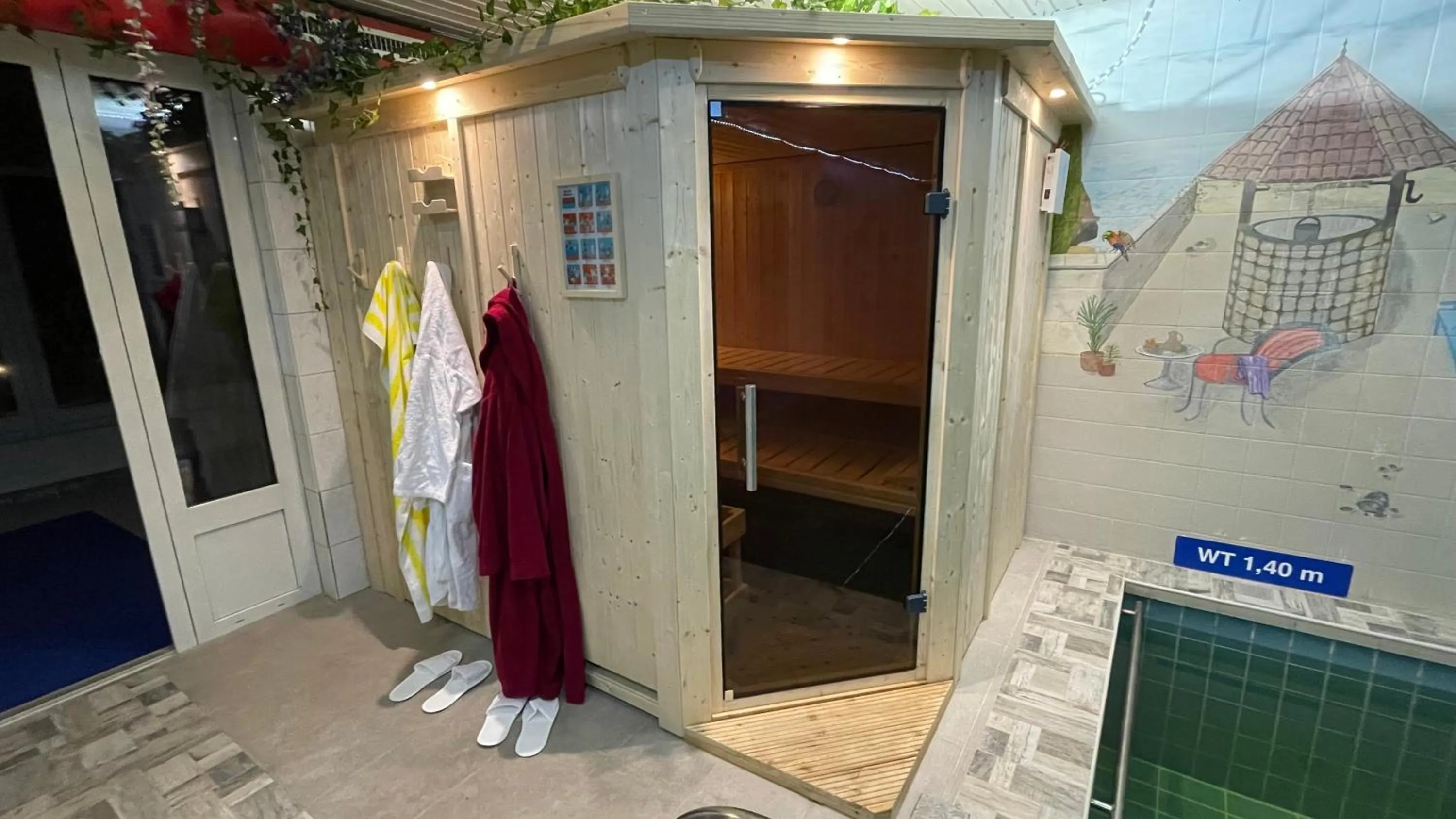 Sauna in Hotel Paidion