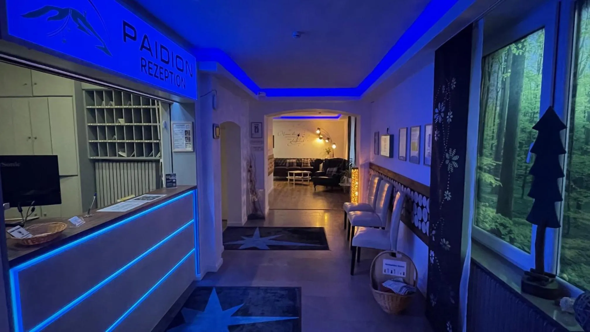 Lobby or reception in Hotel Paidion