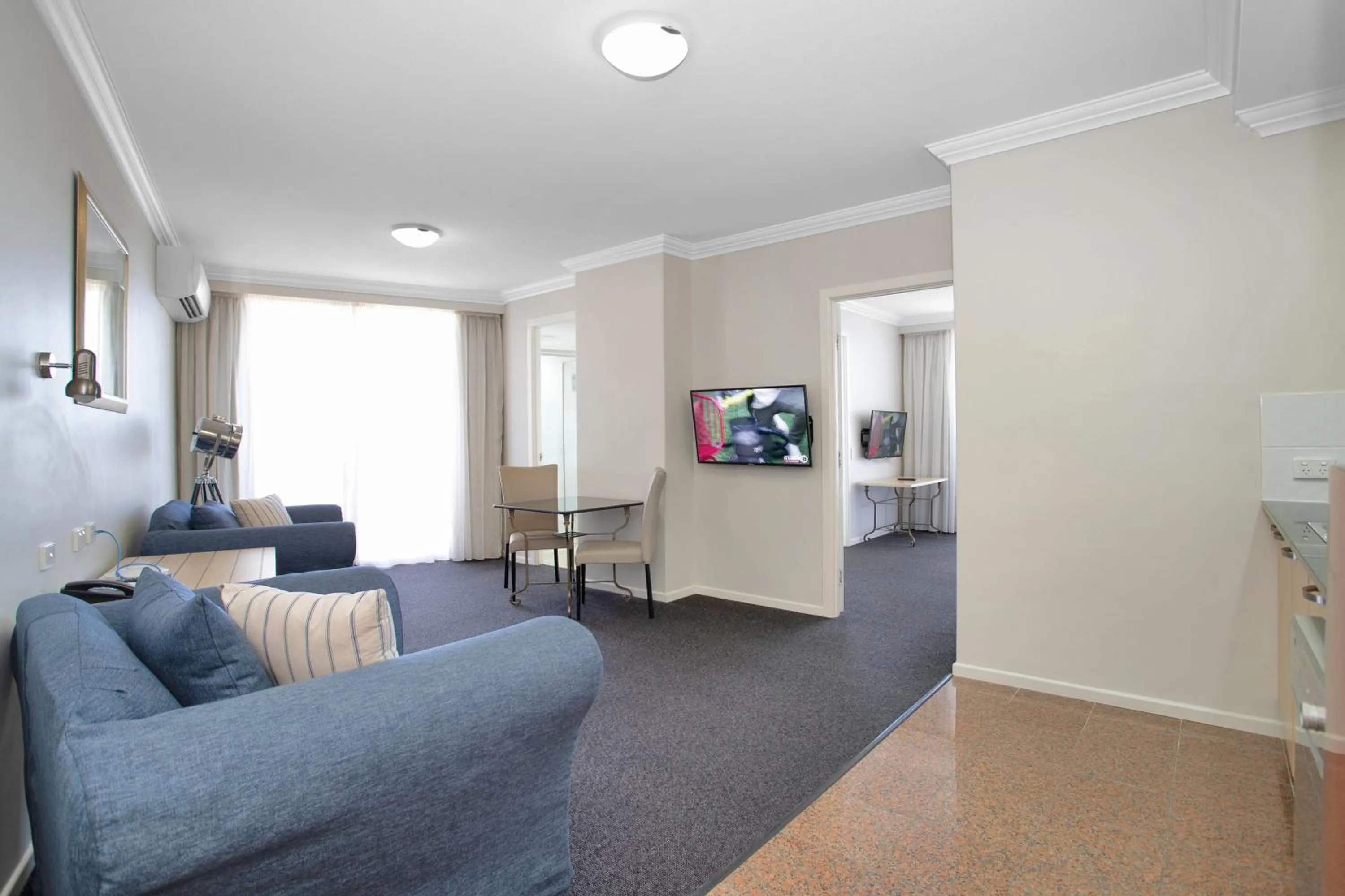 Seating area in Mantra Mackay