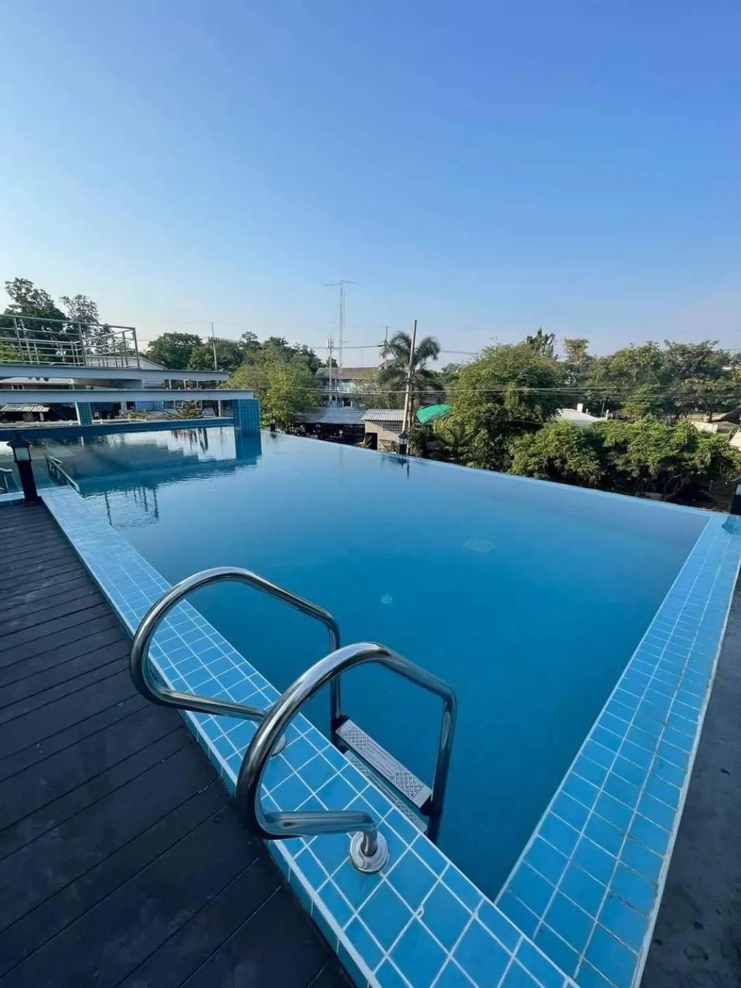 Swimming pool in Christella Hotel Laemchabang