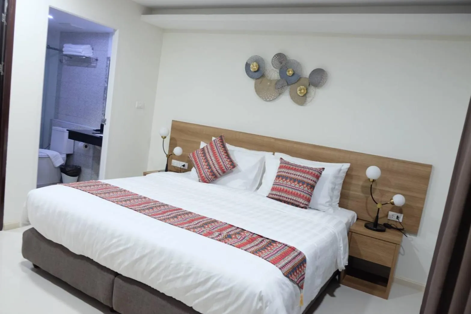 Bed in Christella Hotel Laemchabang