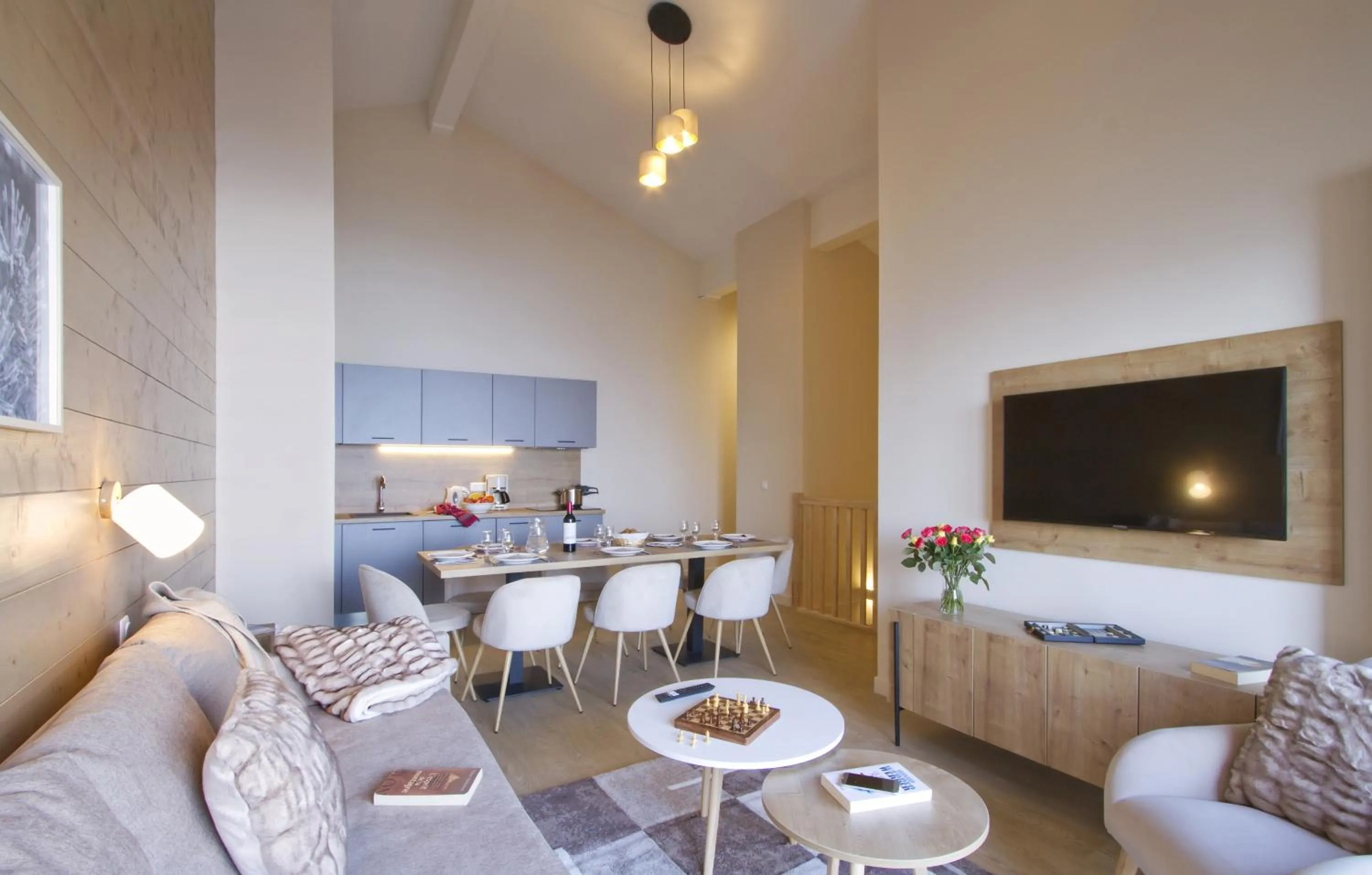 Seating area in Résidence Odalys l'Éclose