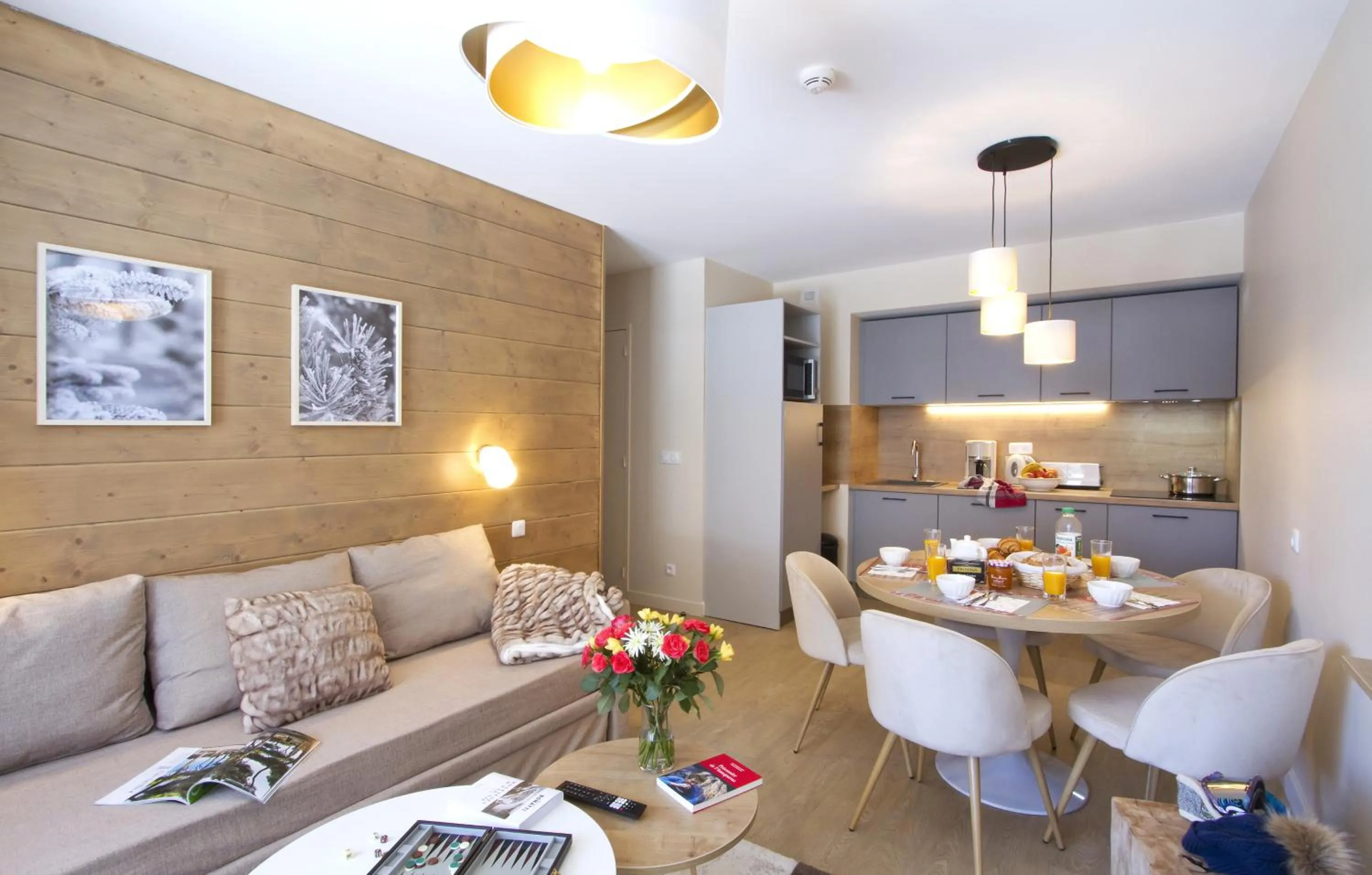 Seating area in Résidence Odalys l'Éclose