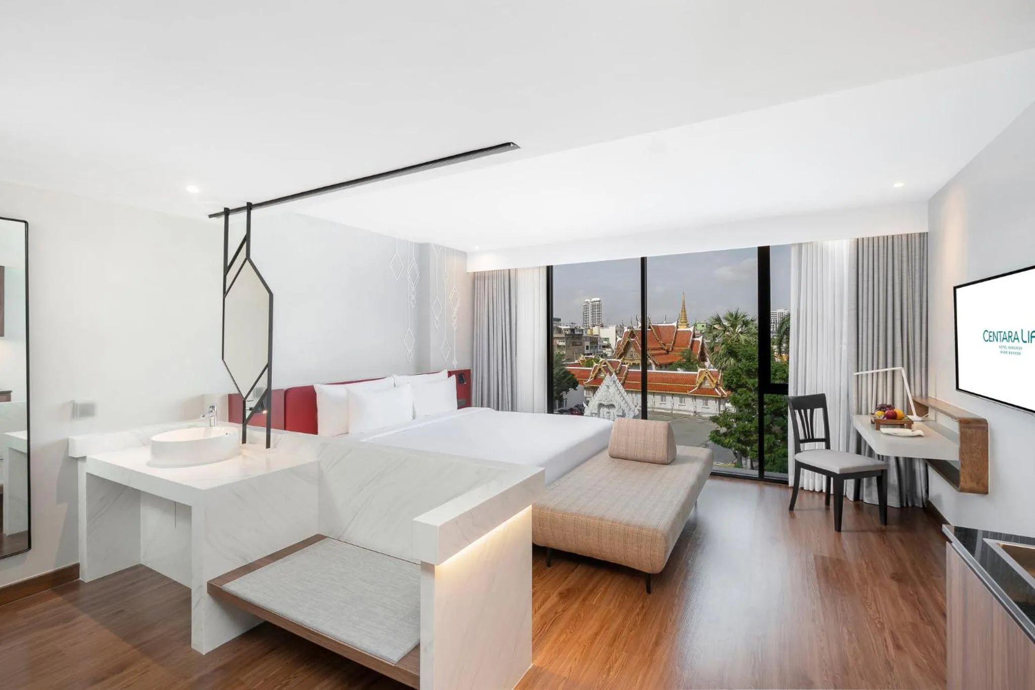 Photo of the whole room, Bed in Centara Life Hotel Bangkok Phra Nakhon