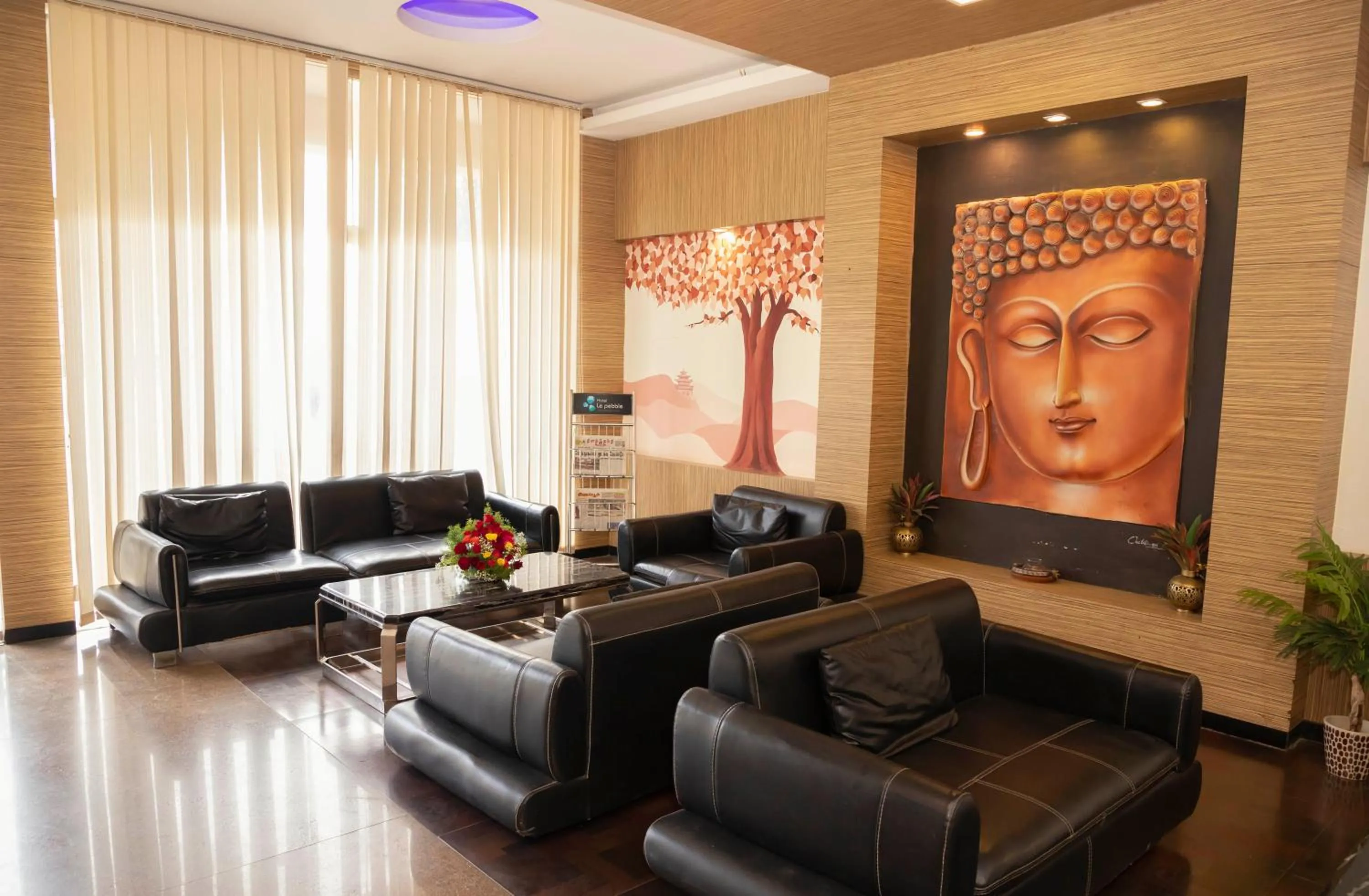 Lobby or reception in THE PEBBLE Boutique Hotel