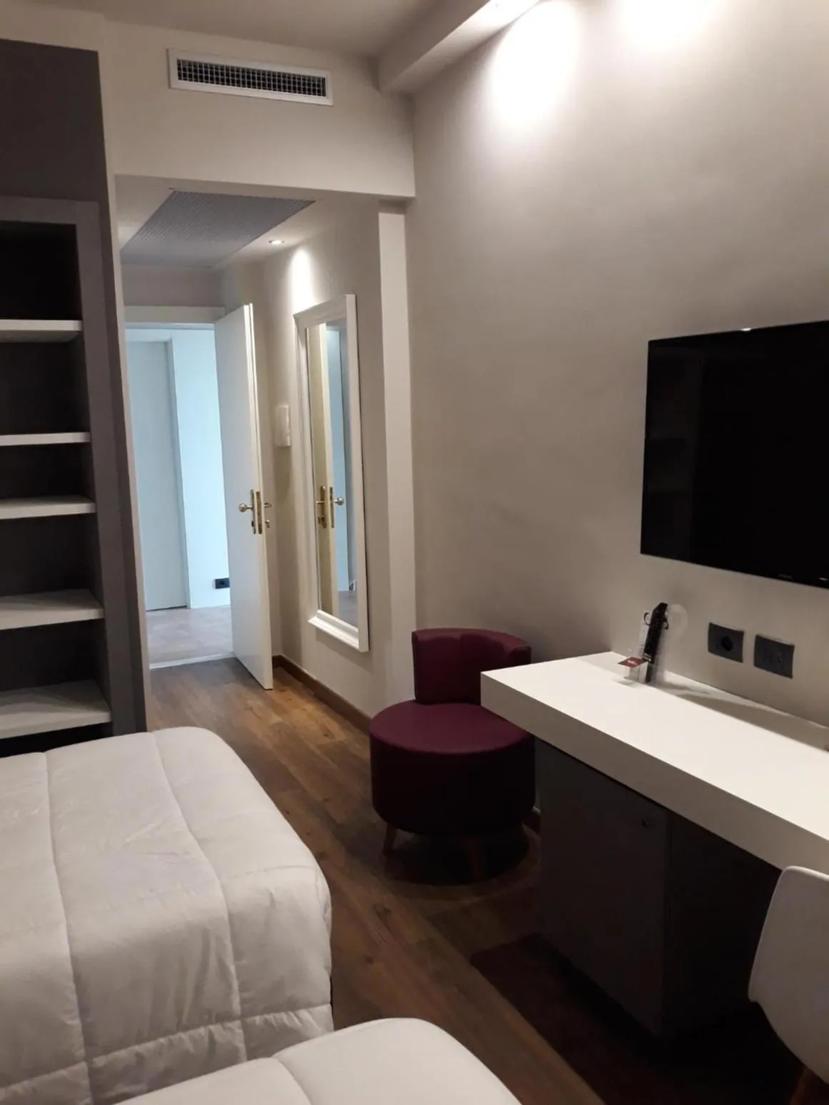 Decorative detail, Bed in Hotel Umbria