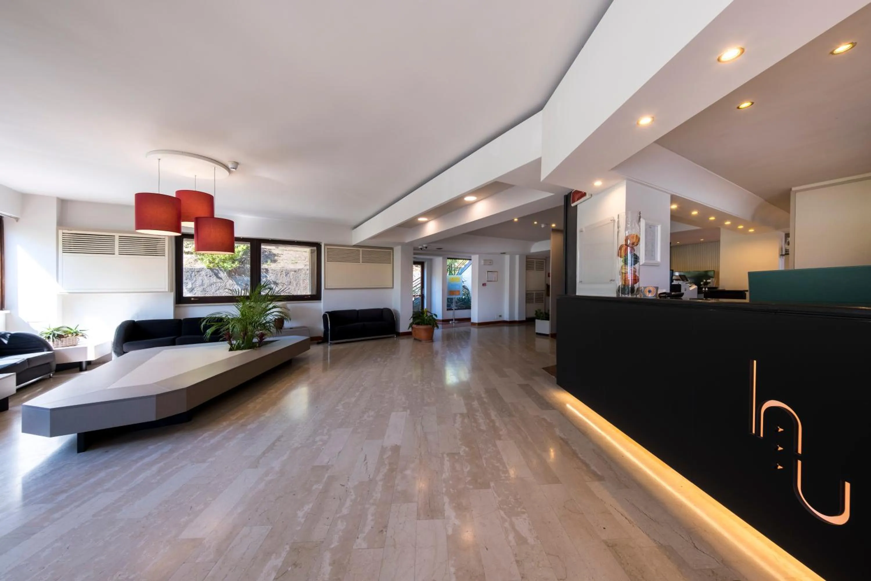 Lobby or reception in Hotel Umbria