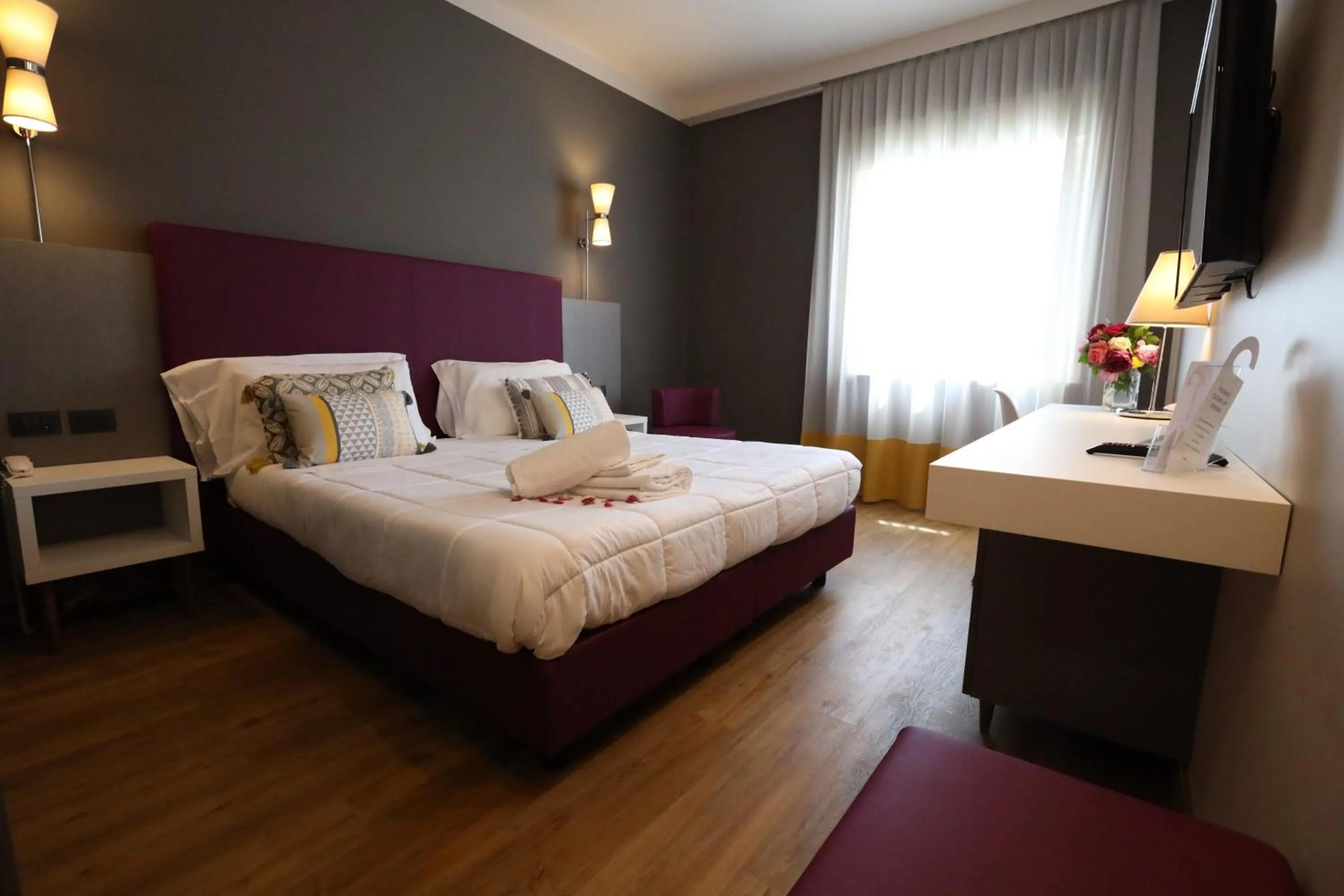 Bed in Hotel Umbria
