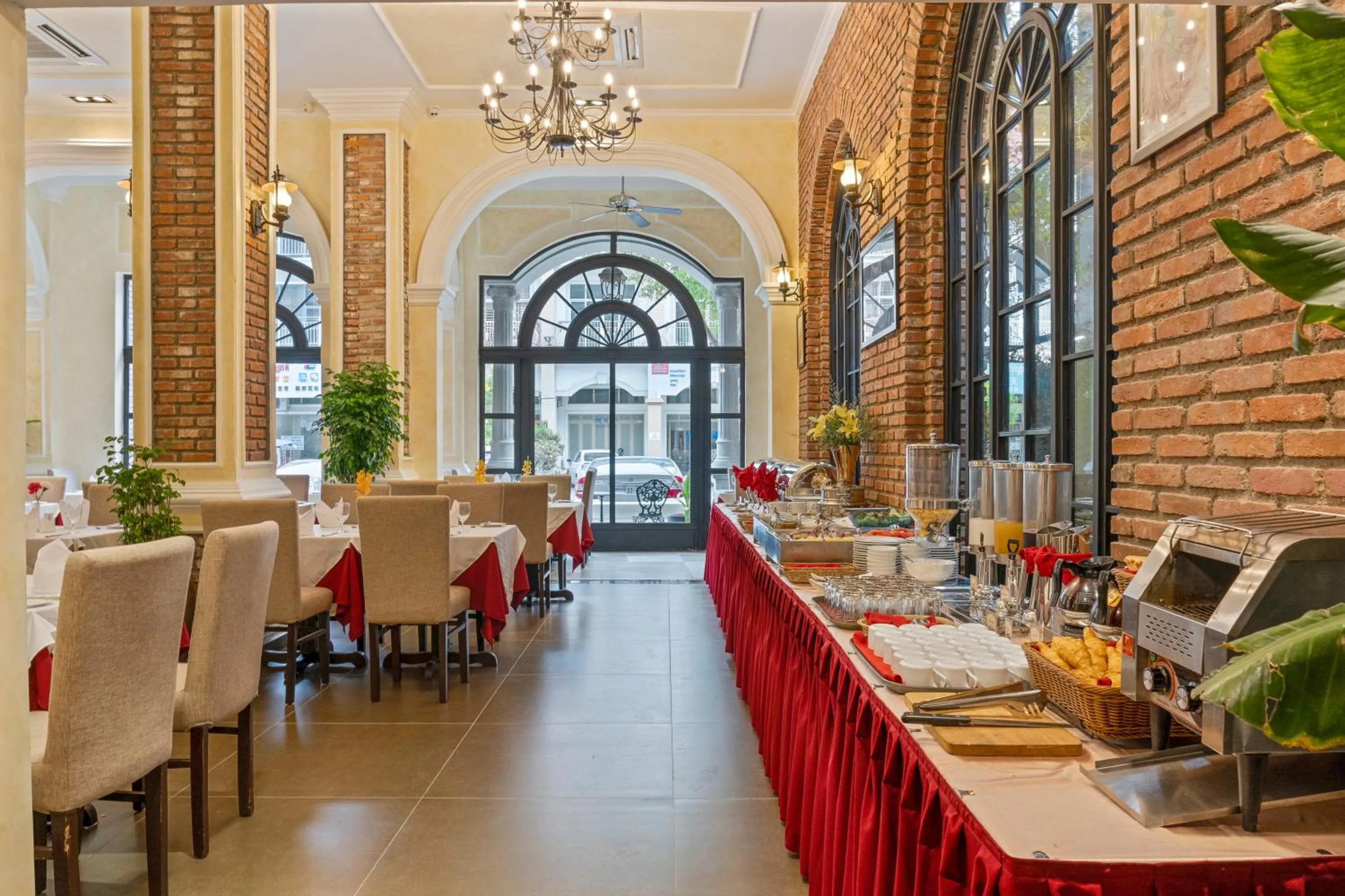 Buffet breakfast in Anik Boutique Hotel