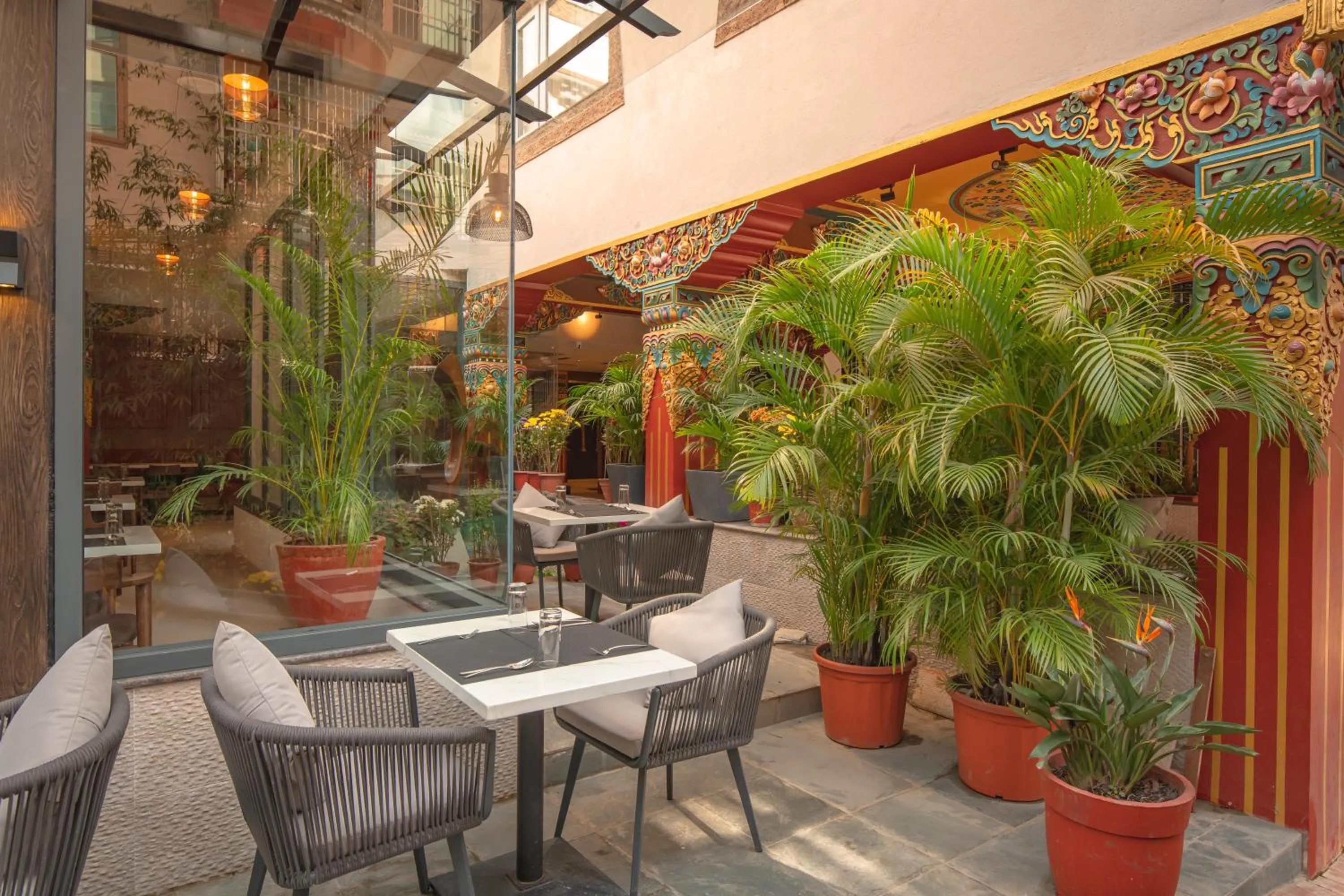Patio in Mila Hotel