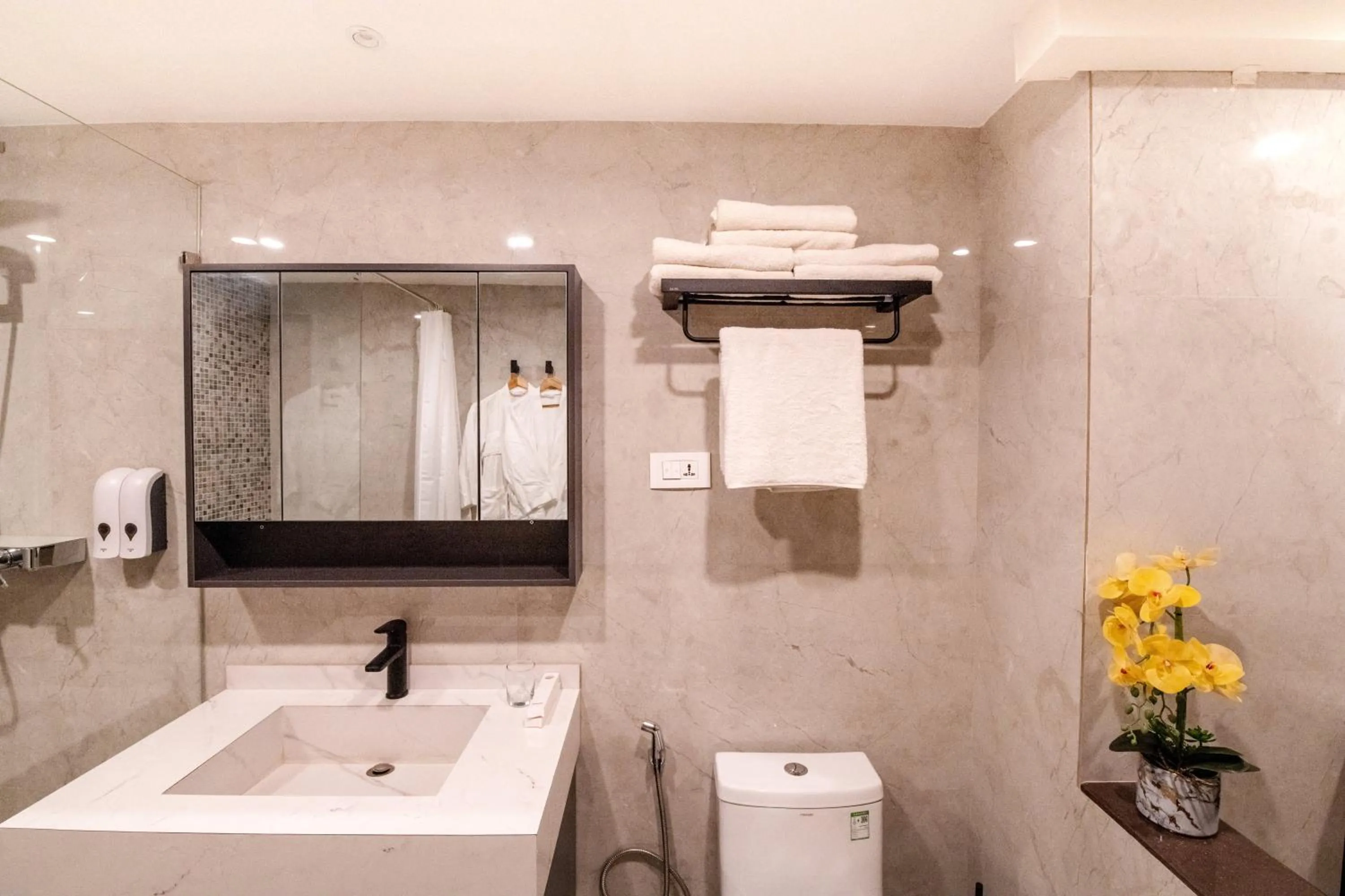 Shower in Mila Hotel