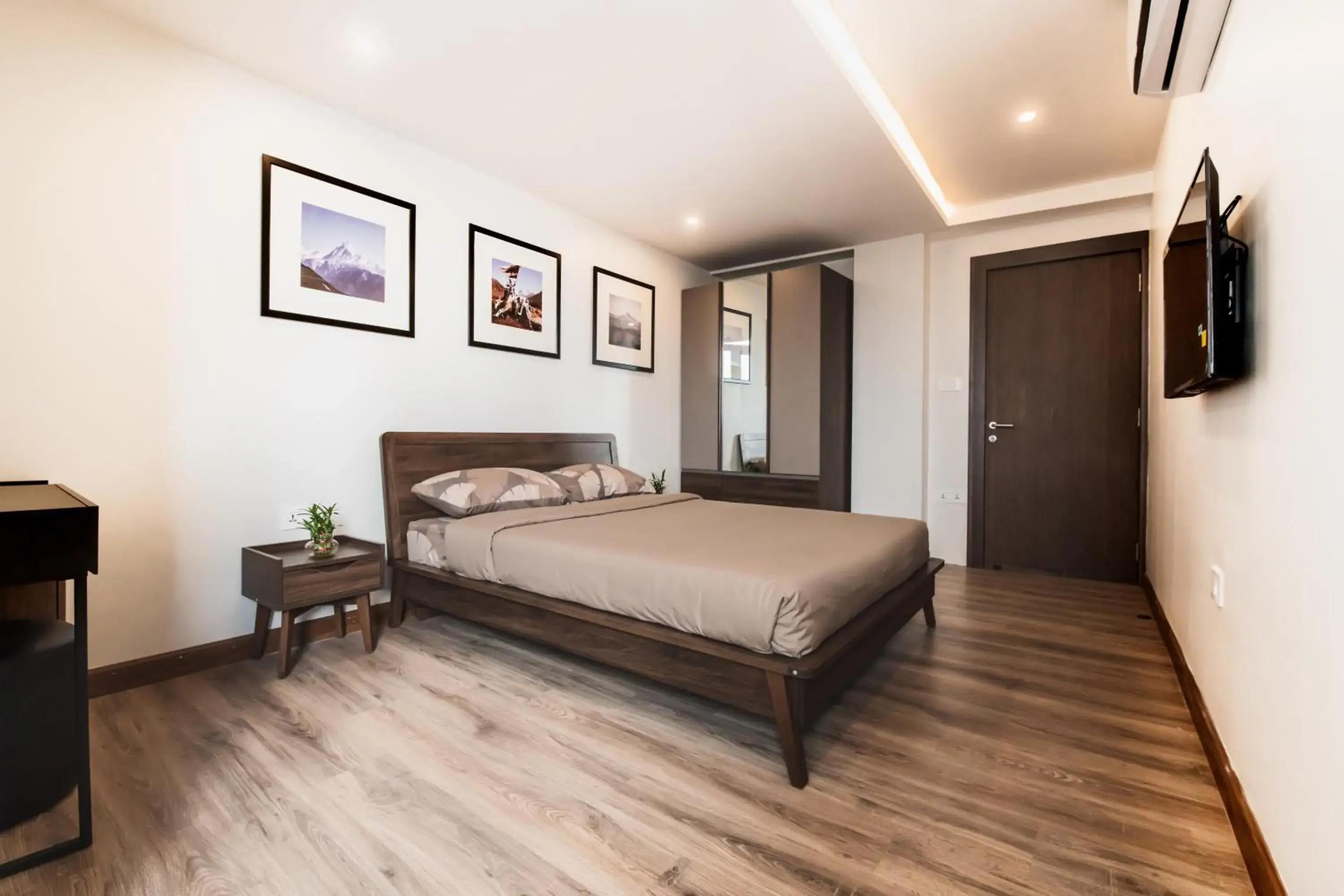 Bed in Mila Hotel Bed in Mila Hotel