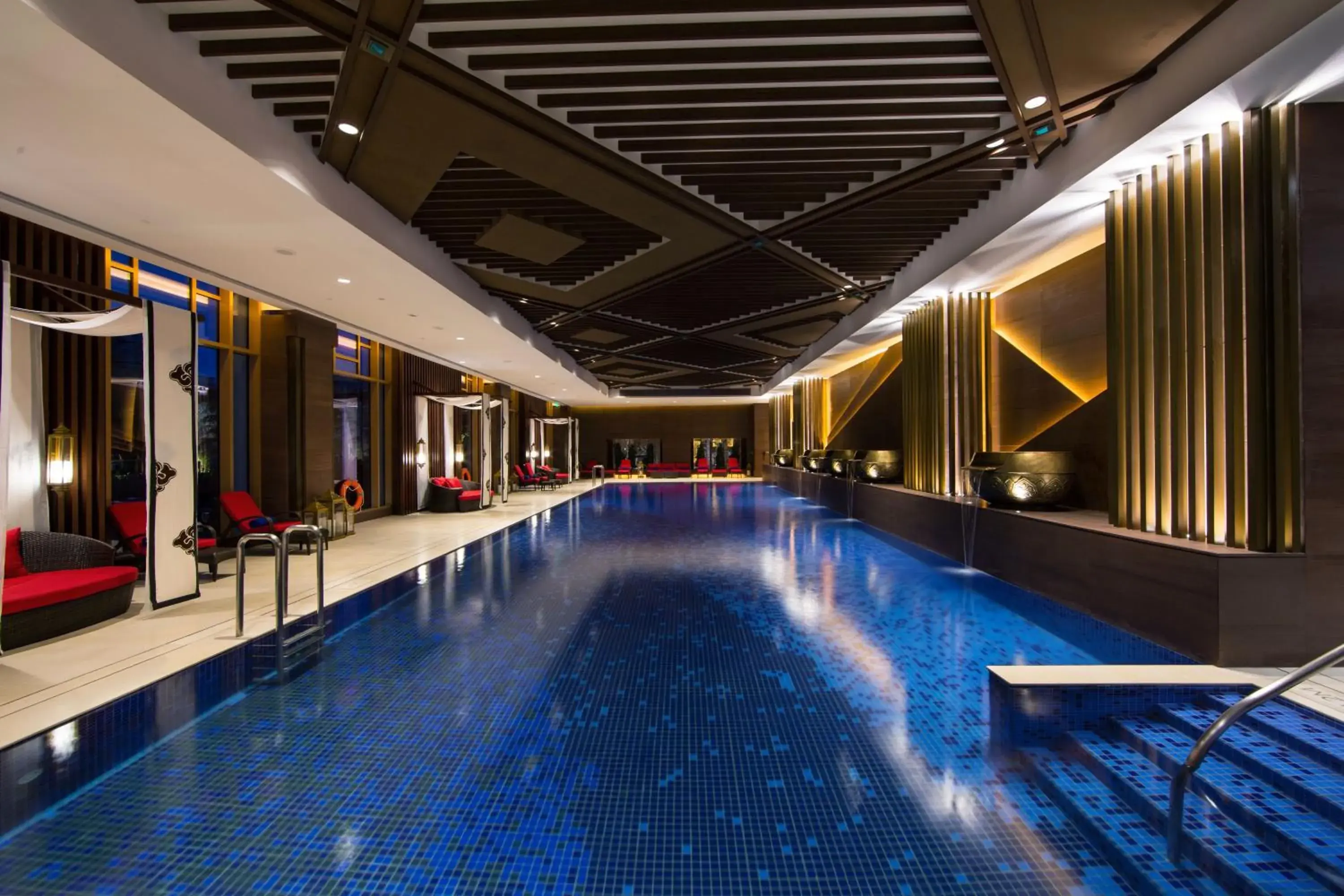 Pool view in Shangri-La Lhasa Pool view in Shangri-La Lhasa