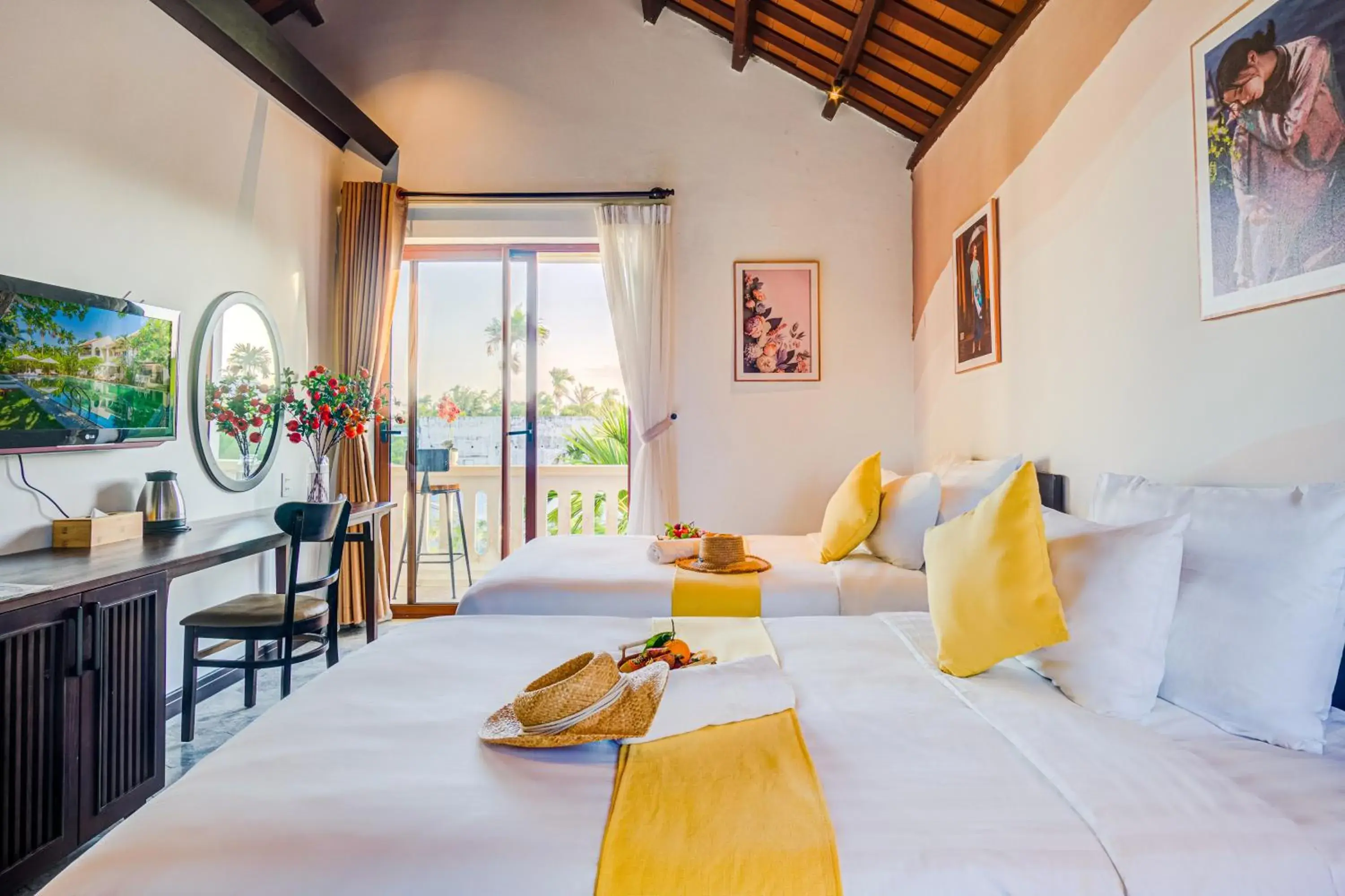 Twin Room with Garden View in Én Retreat Hoi An Twin Room with Garden View in Én Retreat Hoi An