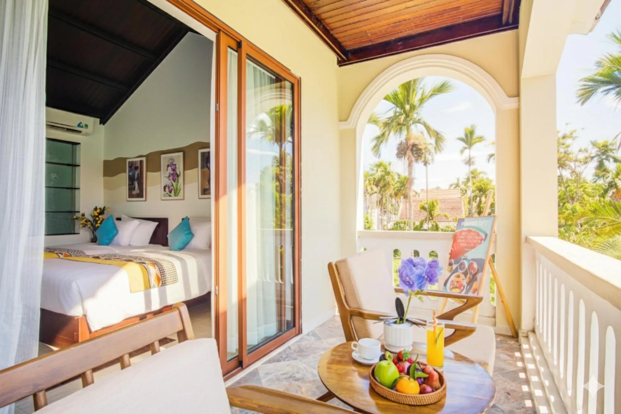 Balcony/Terrace, Bed in Én Retreat Hoi An