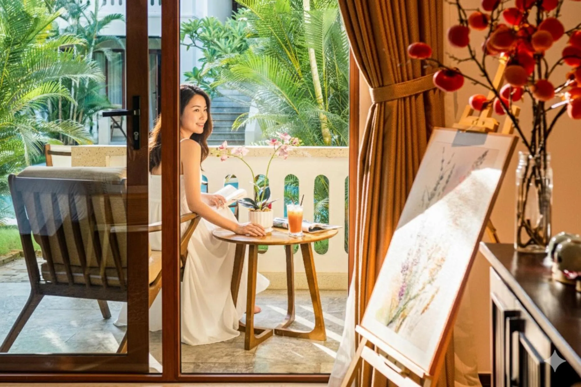 Balcony/Terrace in Én Retreat Hoi An