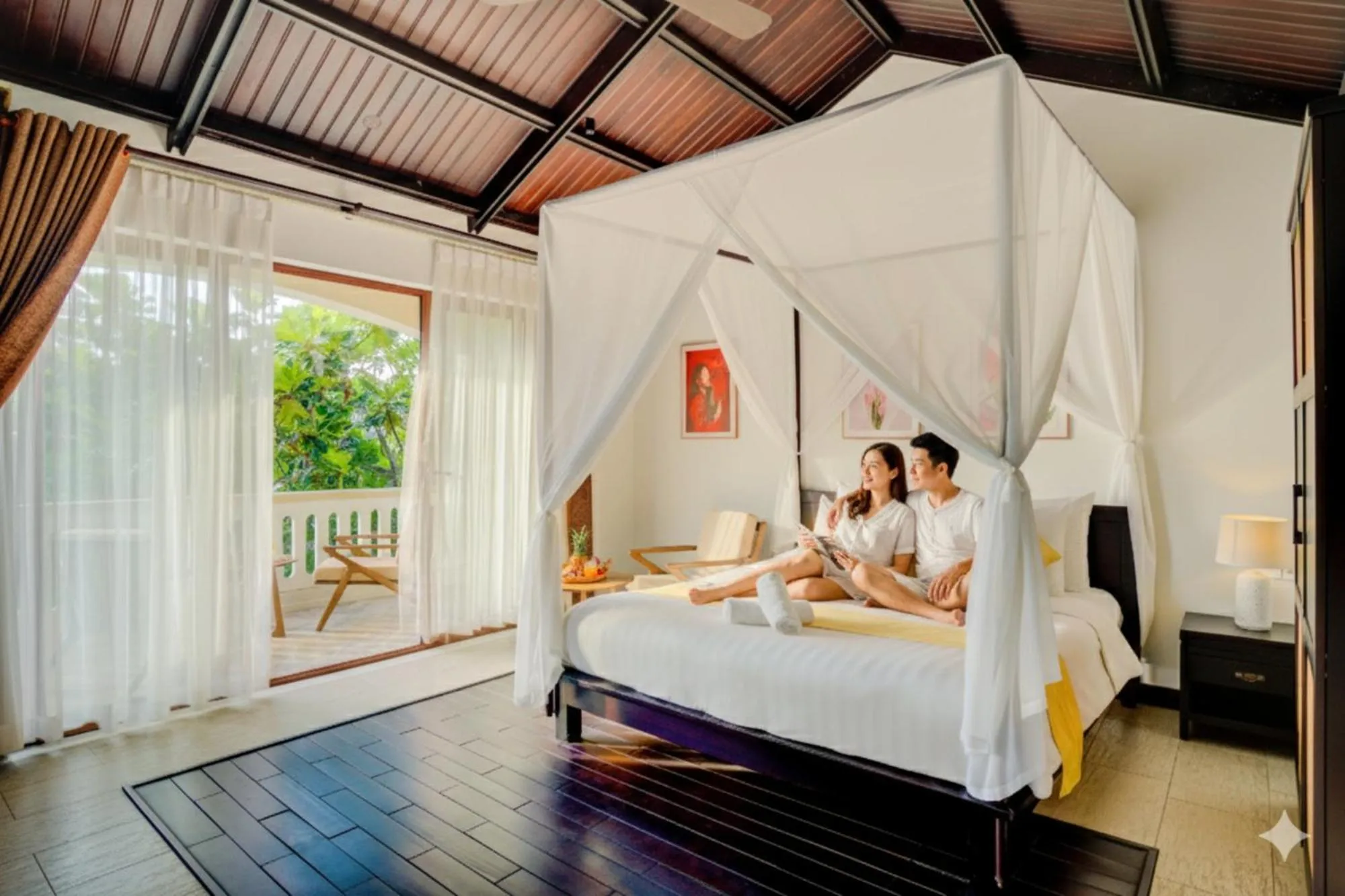 Bed in Én Retreat Hoi An