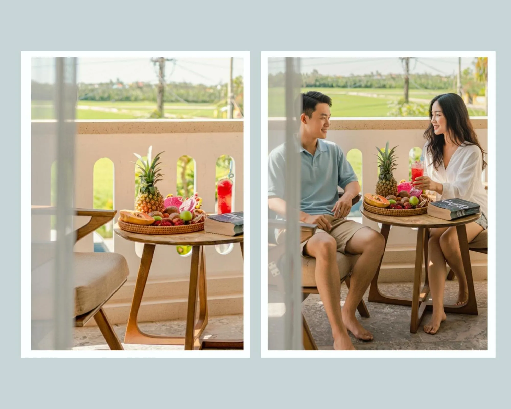 Seating area in Én Retreat Hoi An