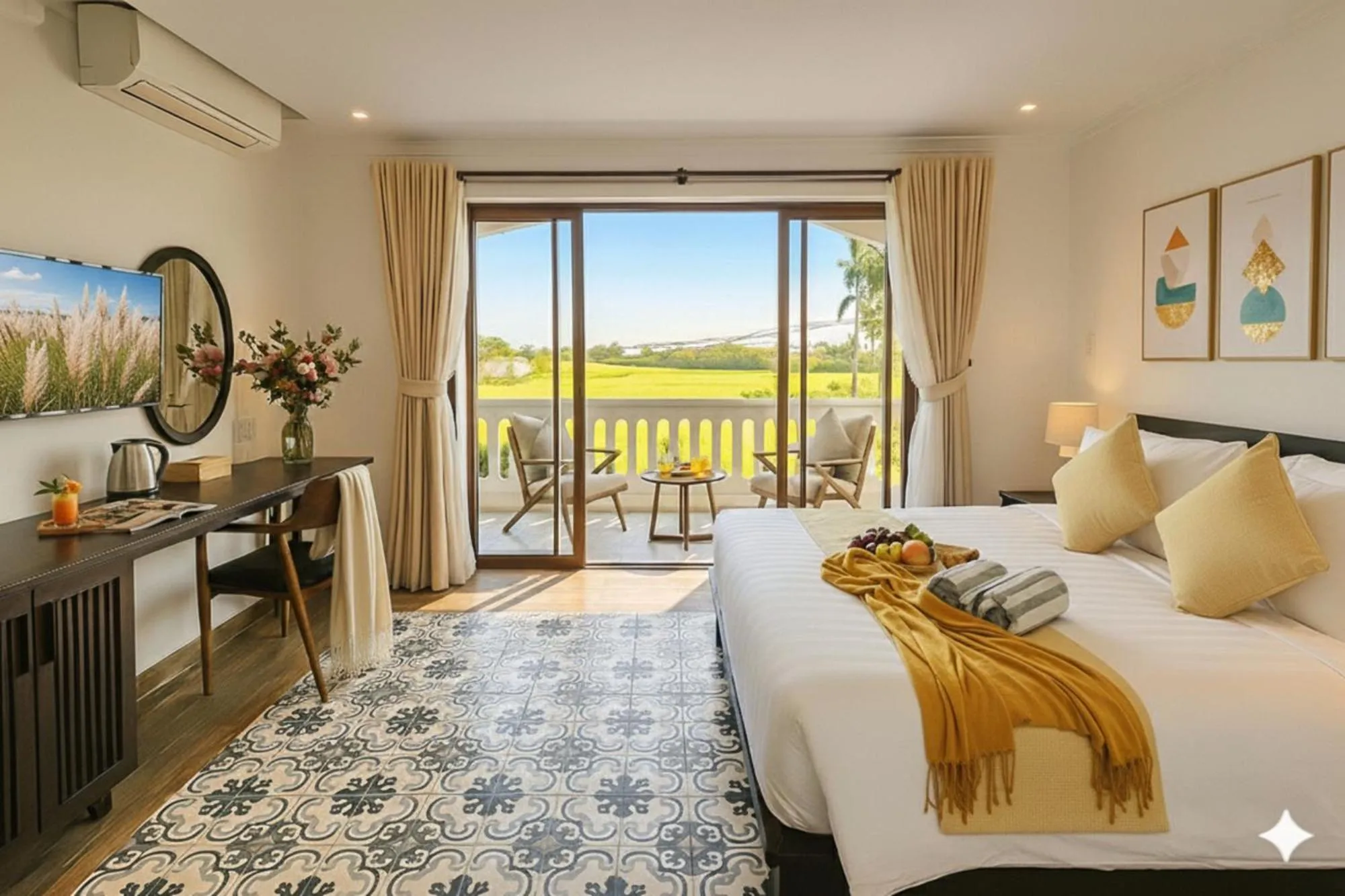 Bed in Én Retreat Hoi An