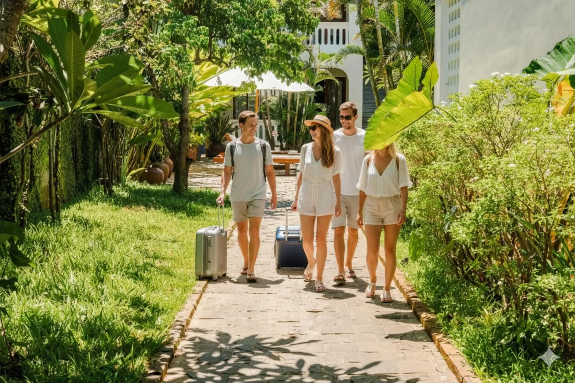 group of guests in Én Retreat Hoi An