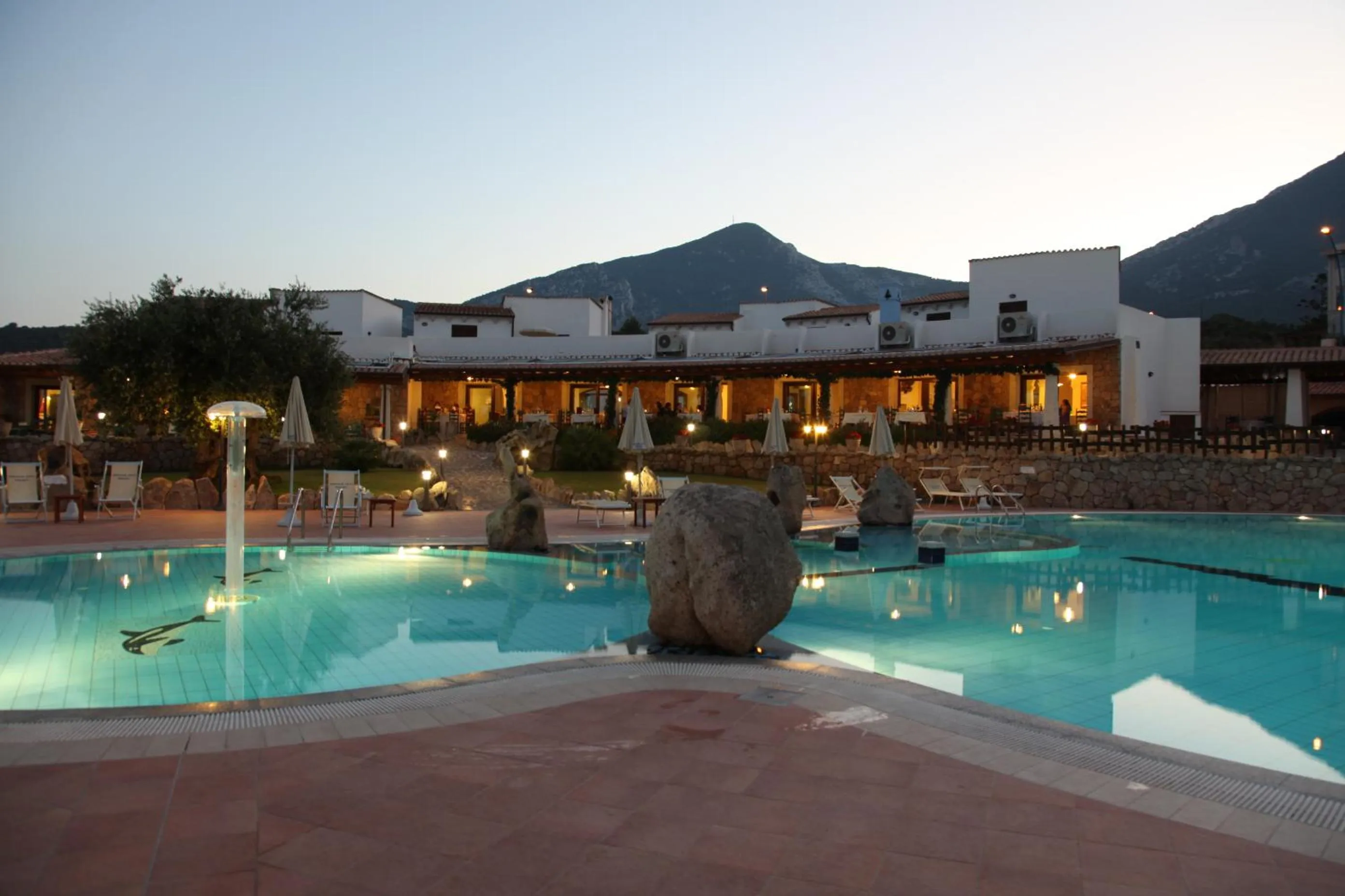 Swimming pool in Hotel Resort Nuraghe Arvu