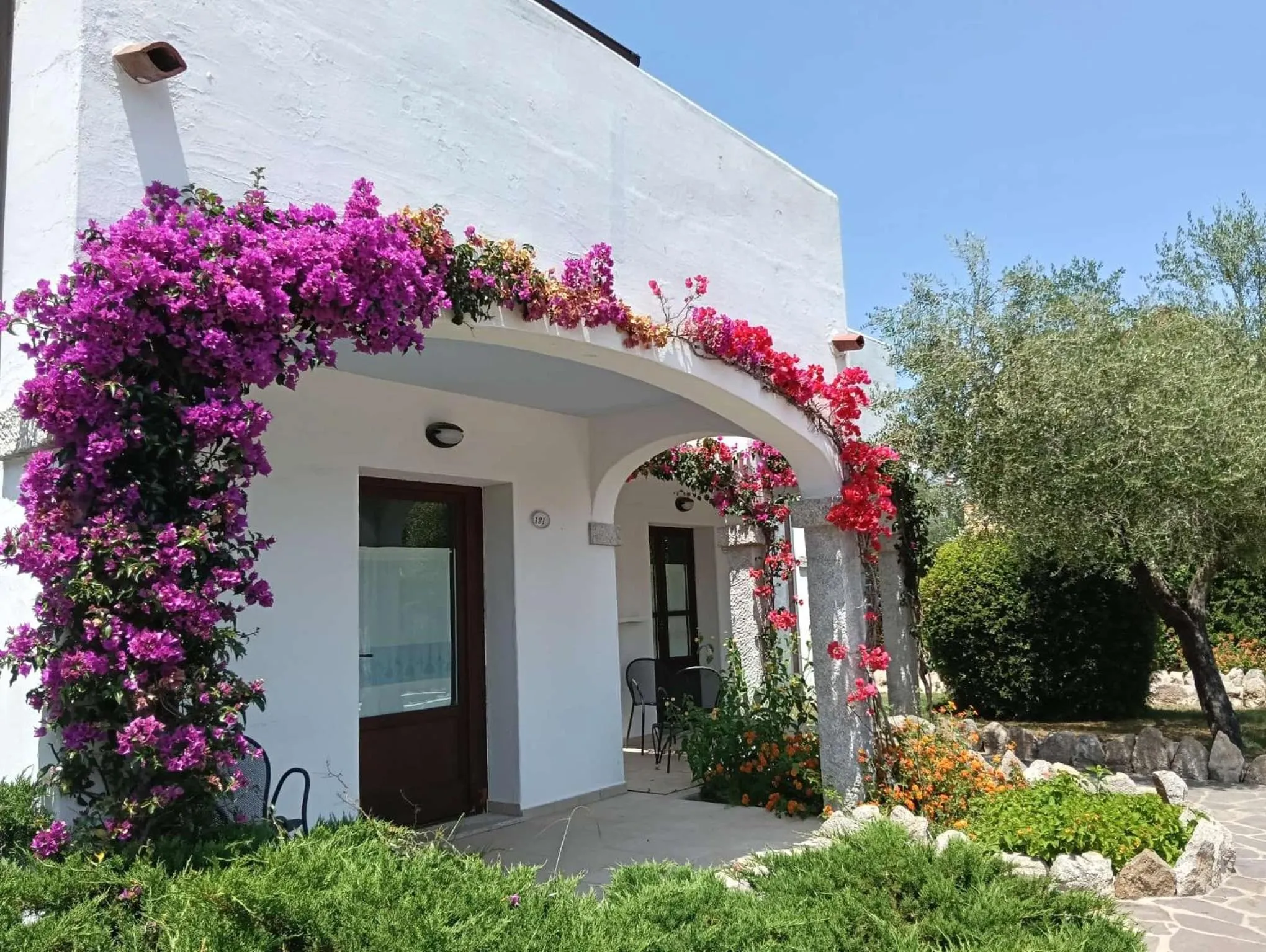 Garden in Hotel Resort Nuraghe Arvu