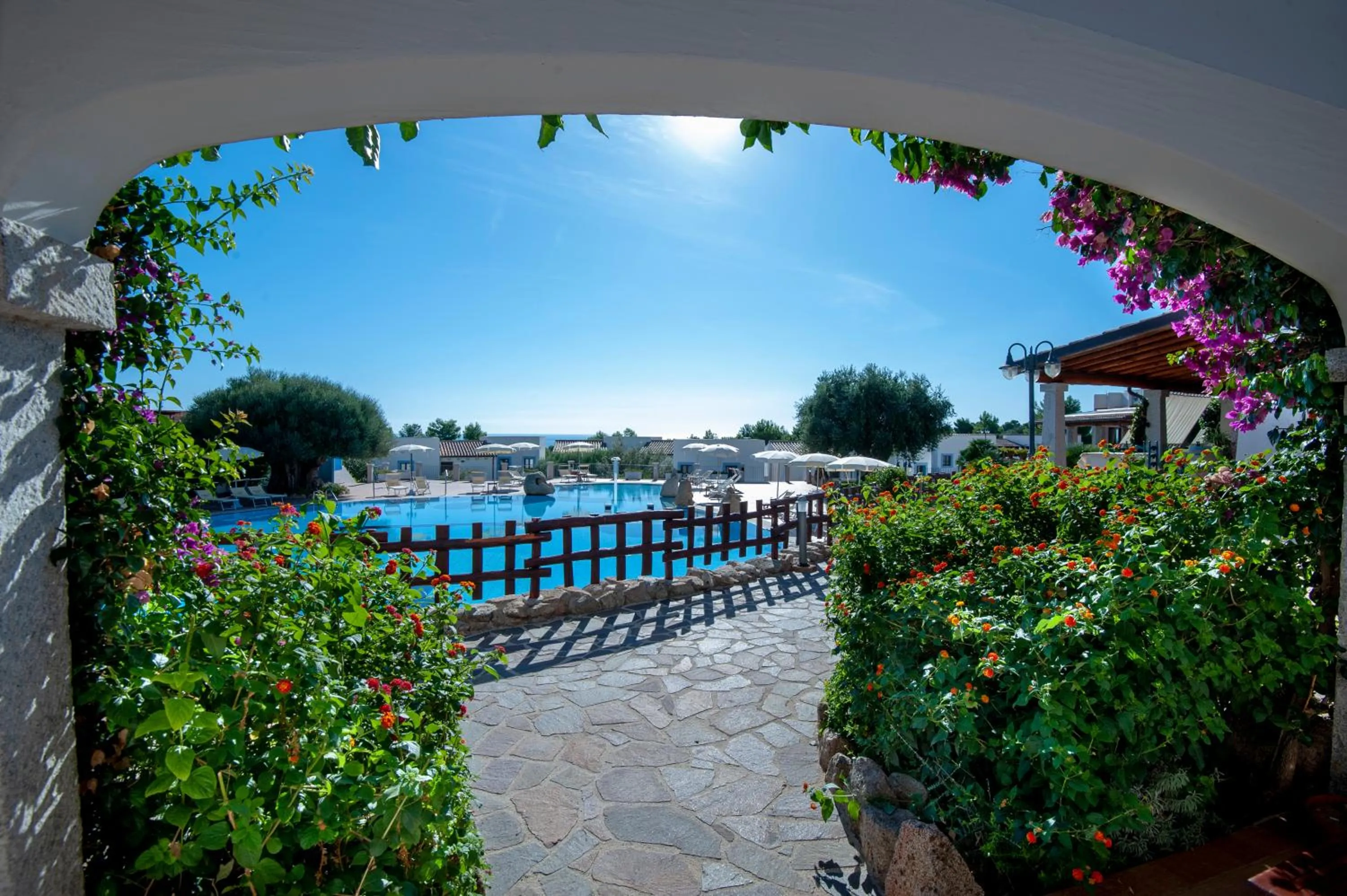 Swimming pool in Hotel Resort Nuraghe Arvu