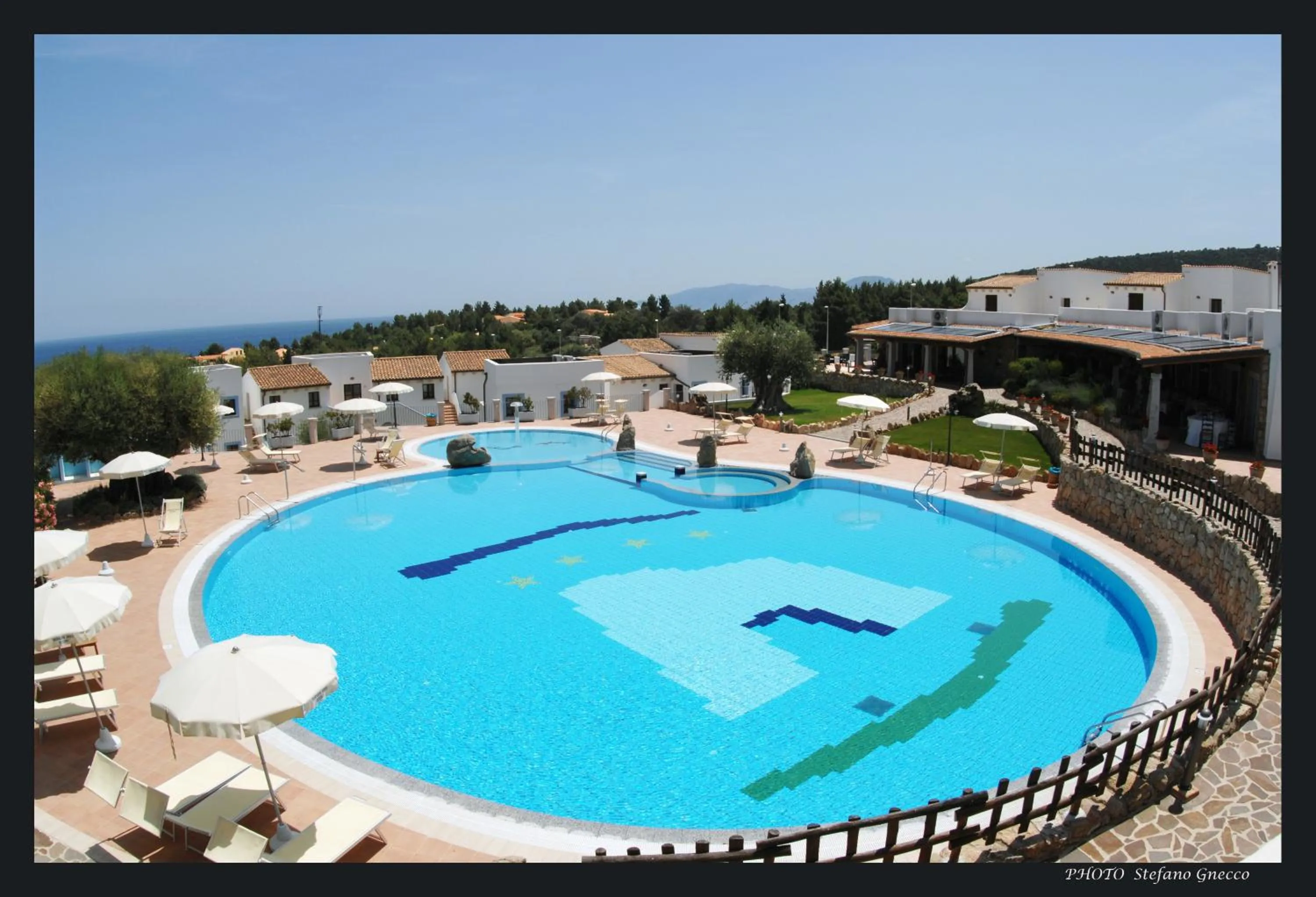 Swimming pool in Hotel Resort Nuraghe Arvu