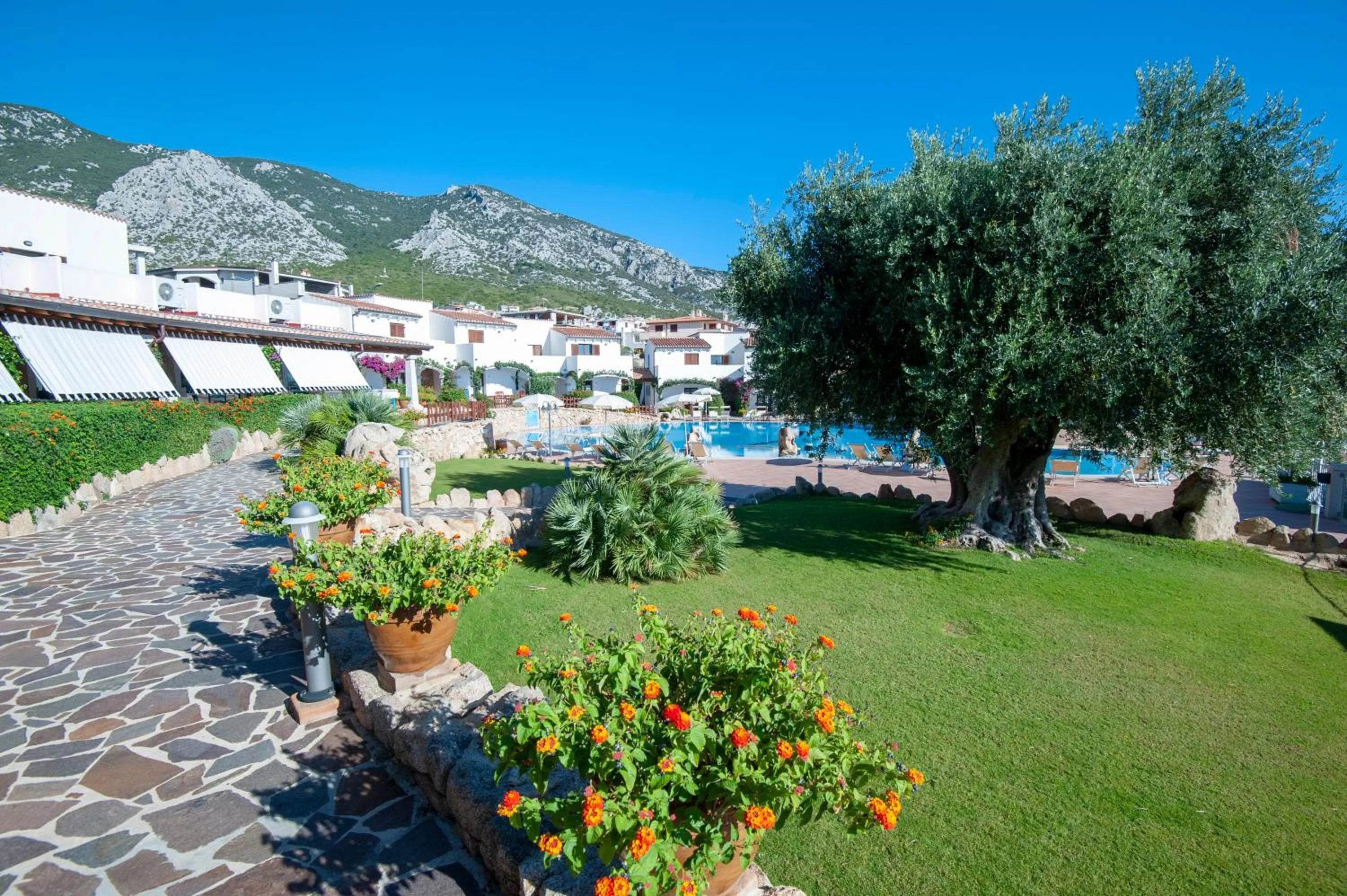 Swimming pool in Hotel Resort Nuraghe Arvu
