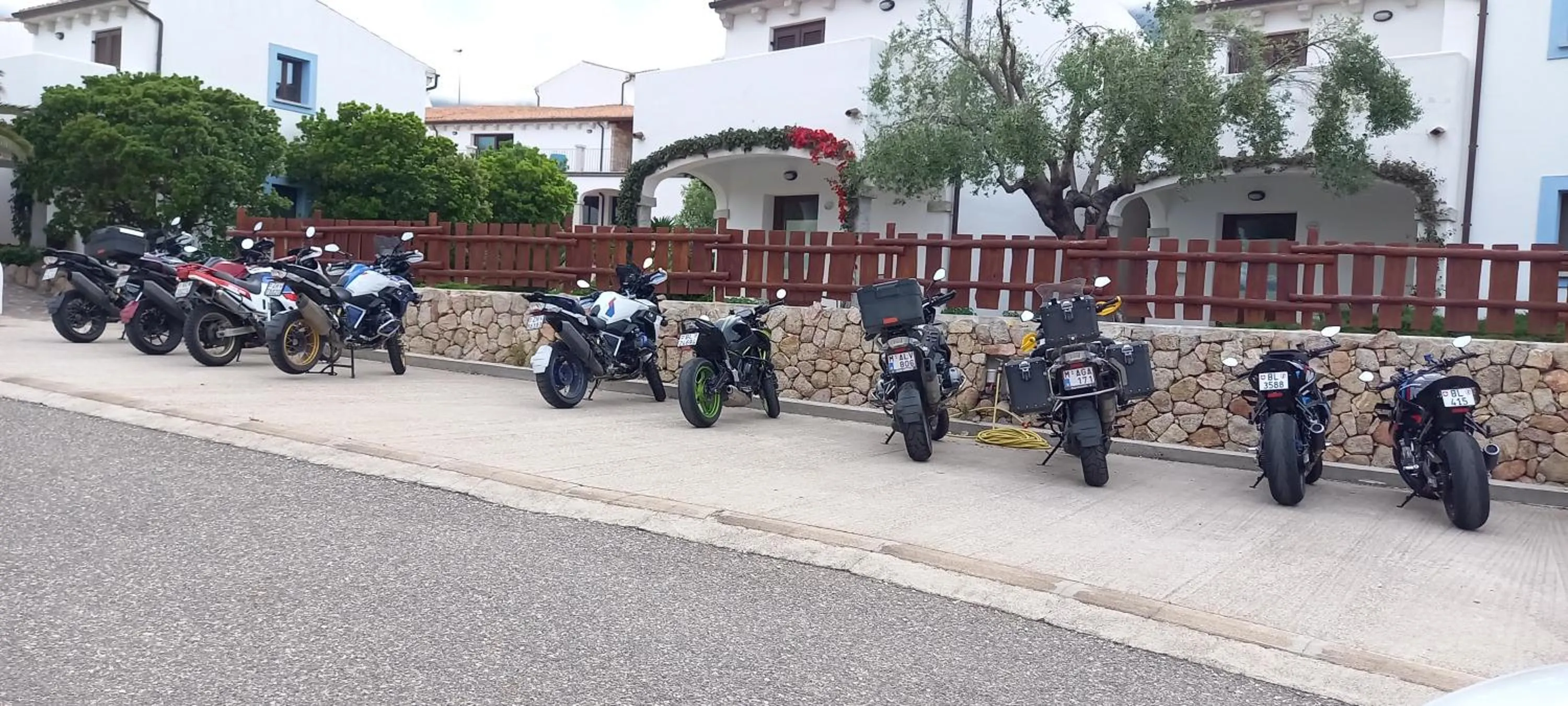 Parking in Hotel Resort Nuraghe Arvu