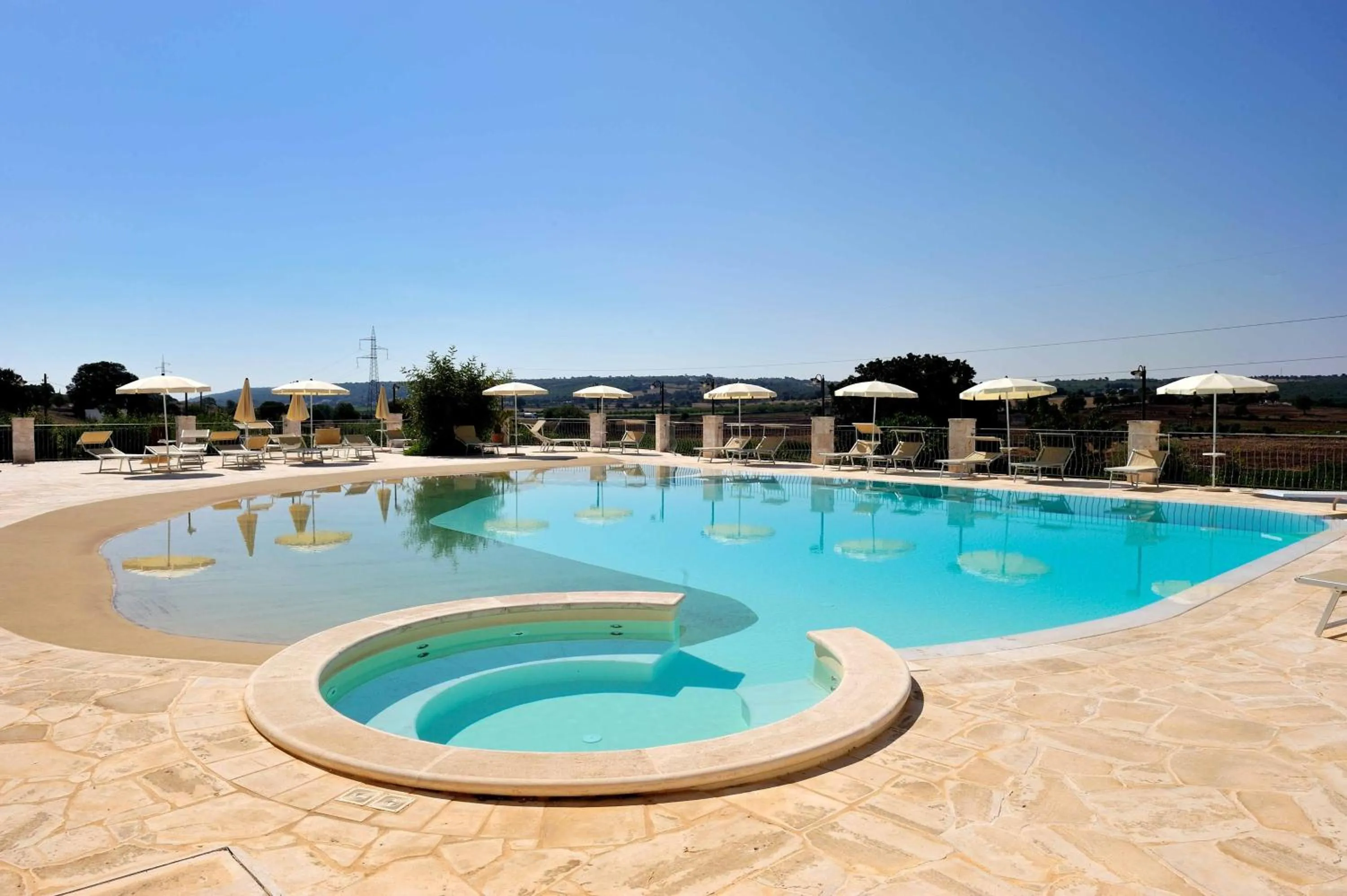 Swimming pool in Masseria Torricella