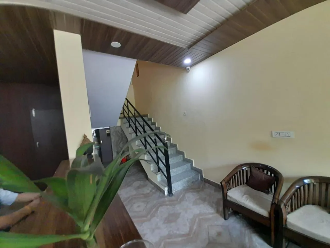 Lobby or reception in Hotel Krishna Rishikesh